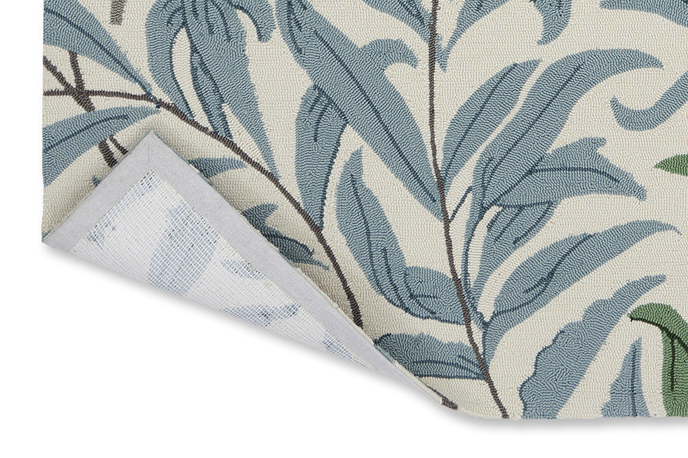 Dywan zewnętrzny WILLOW BOUGHS LEAFY ARBOUR zielono-niebieski