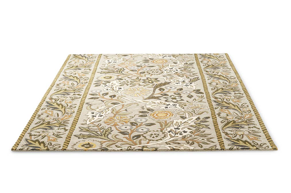 Wilhelmina Linen Mustard beige rug