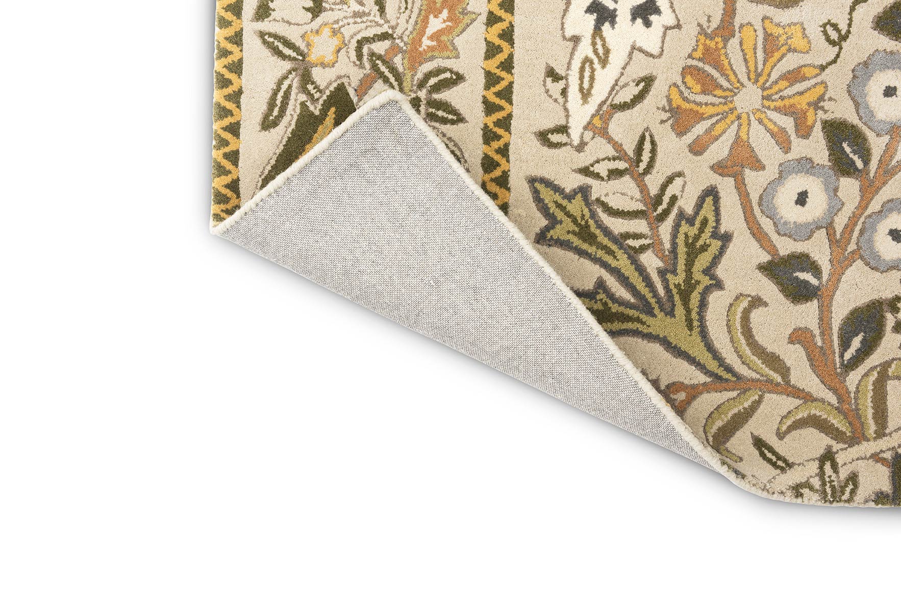 Wilhelmina Linen Mustard beige rug