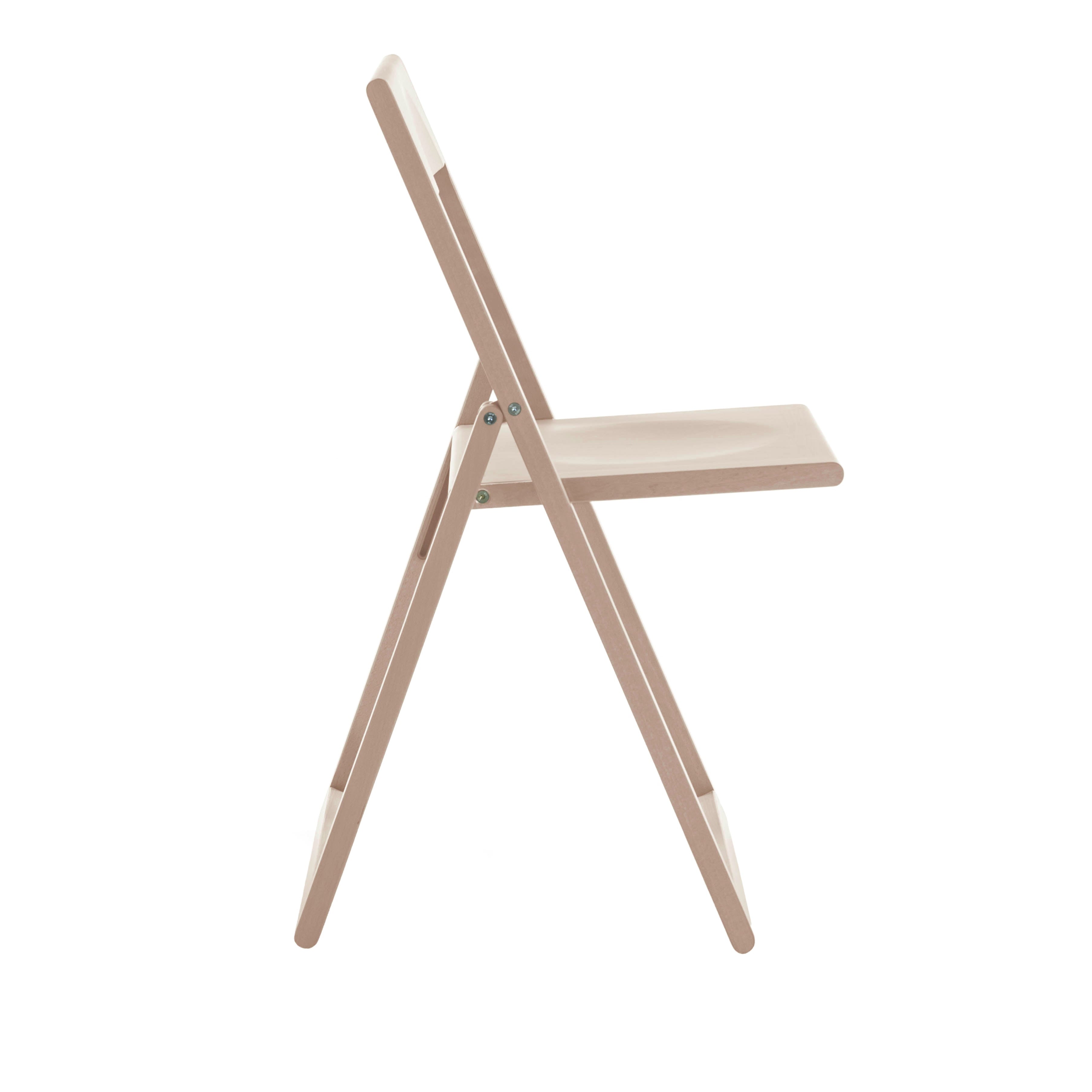 Skládací židle AVIVA růžová bukové dřevo