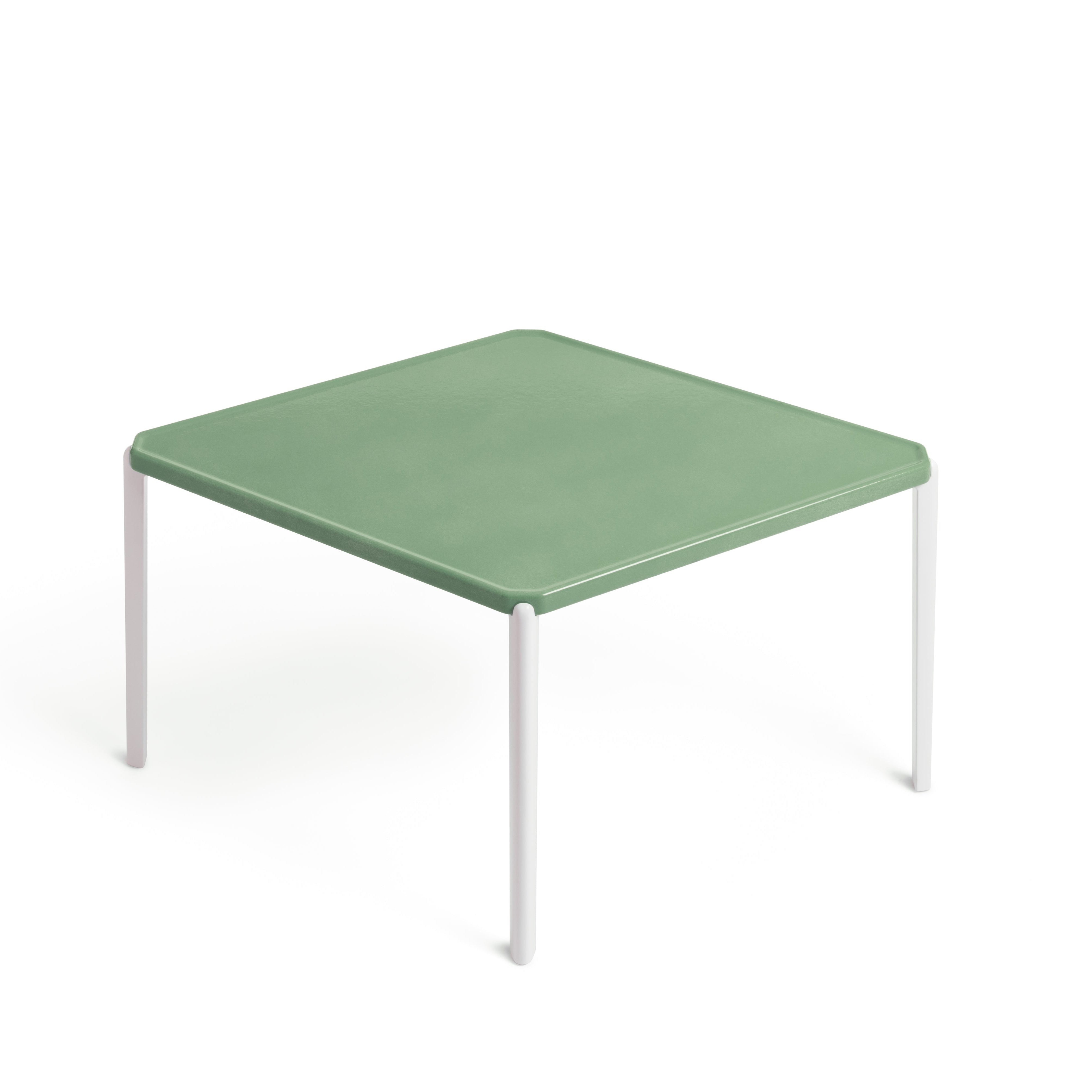 TAMBOUR green concrete coffee table