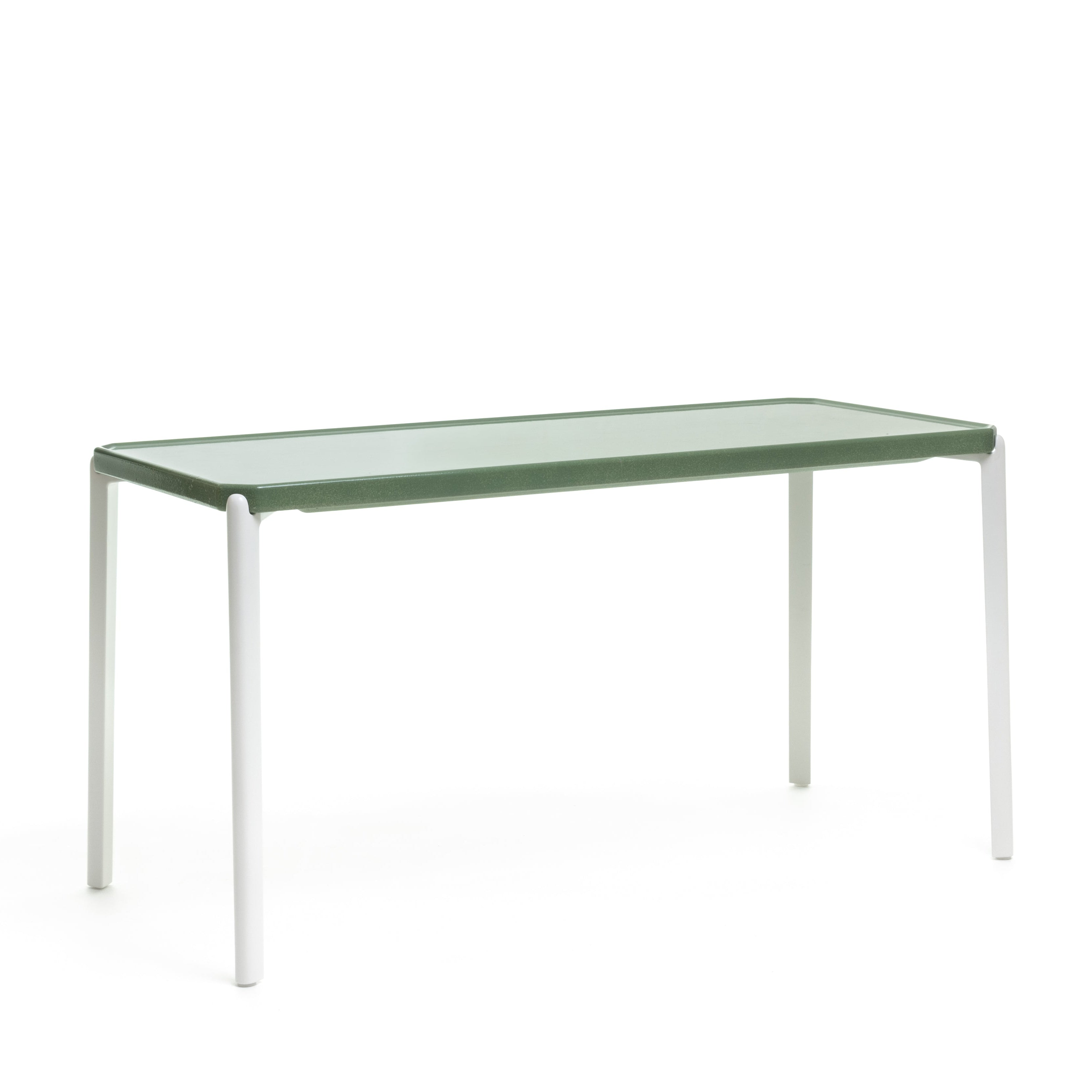 TAMBOUR green concrete coffee table
