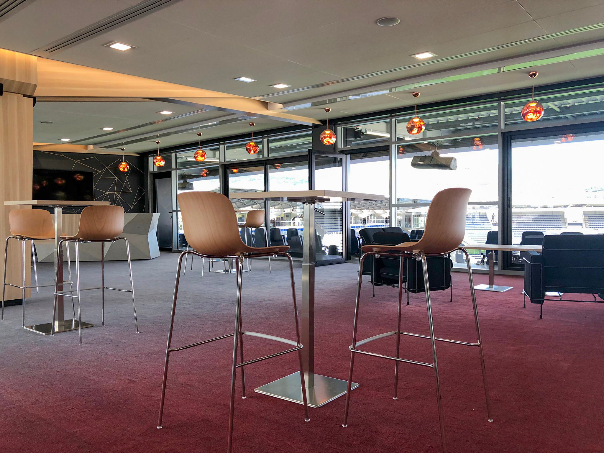 Hoker TROY czarne drewno bukowe