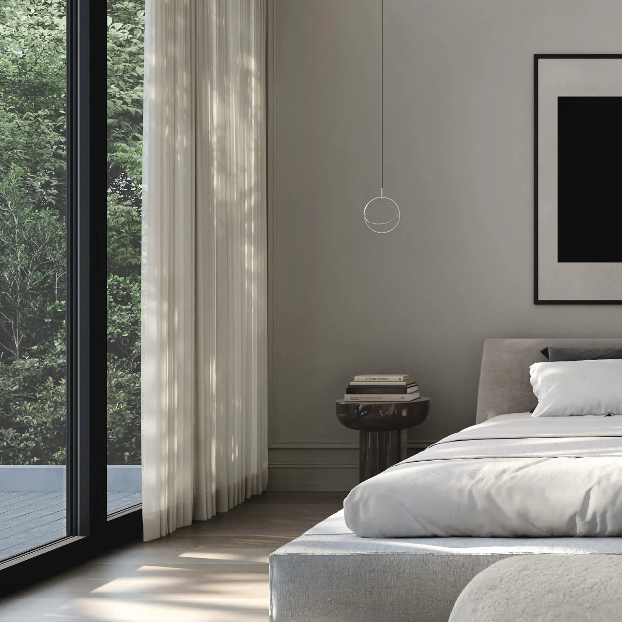 Side table Crown Smot glass