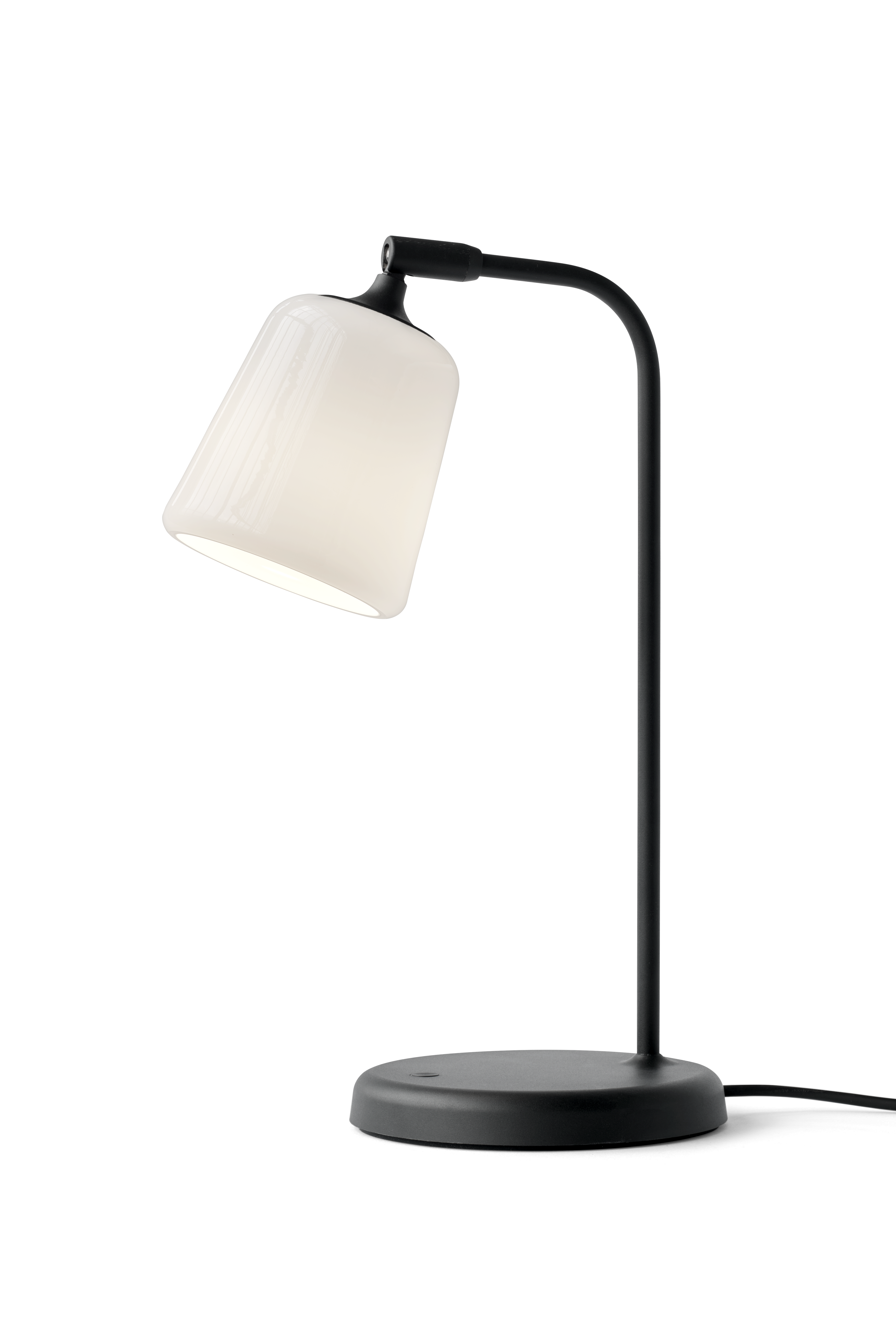 Stolní lampa MATERIÁL bílý opalizující