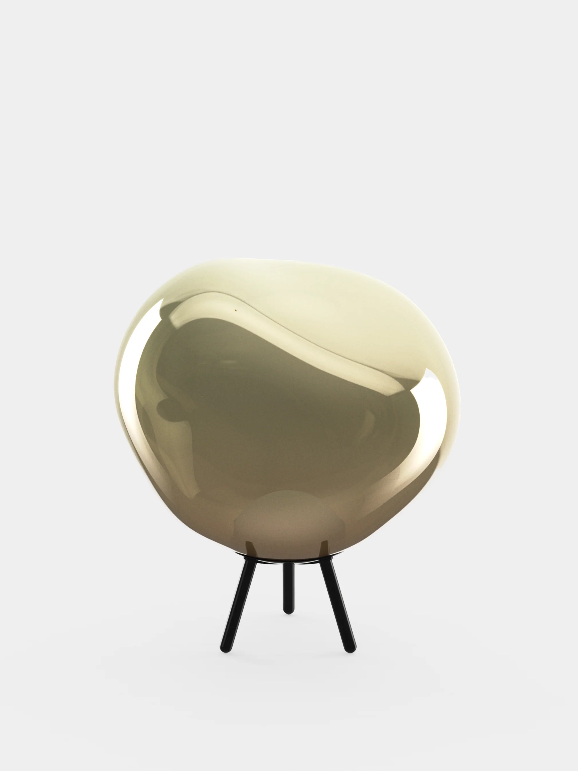 LARGE MELT Portable Lamp in Brown