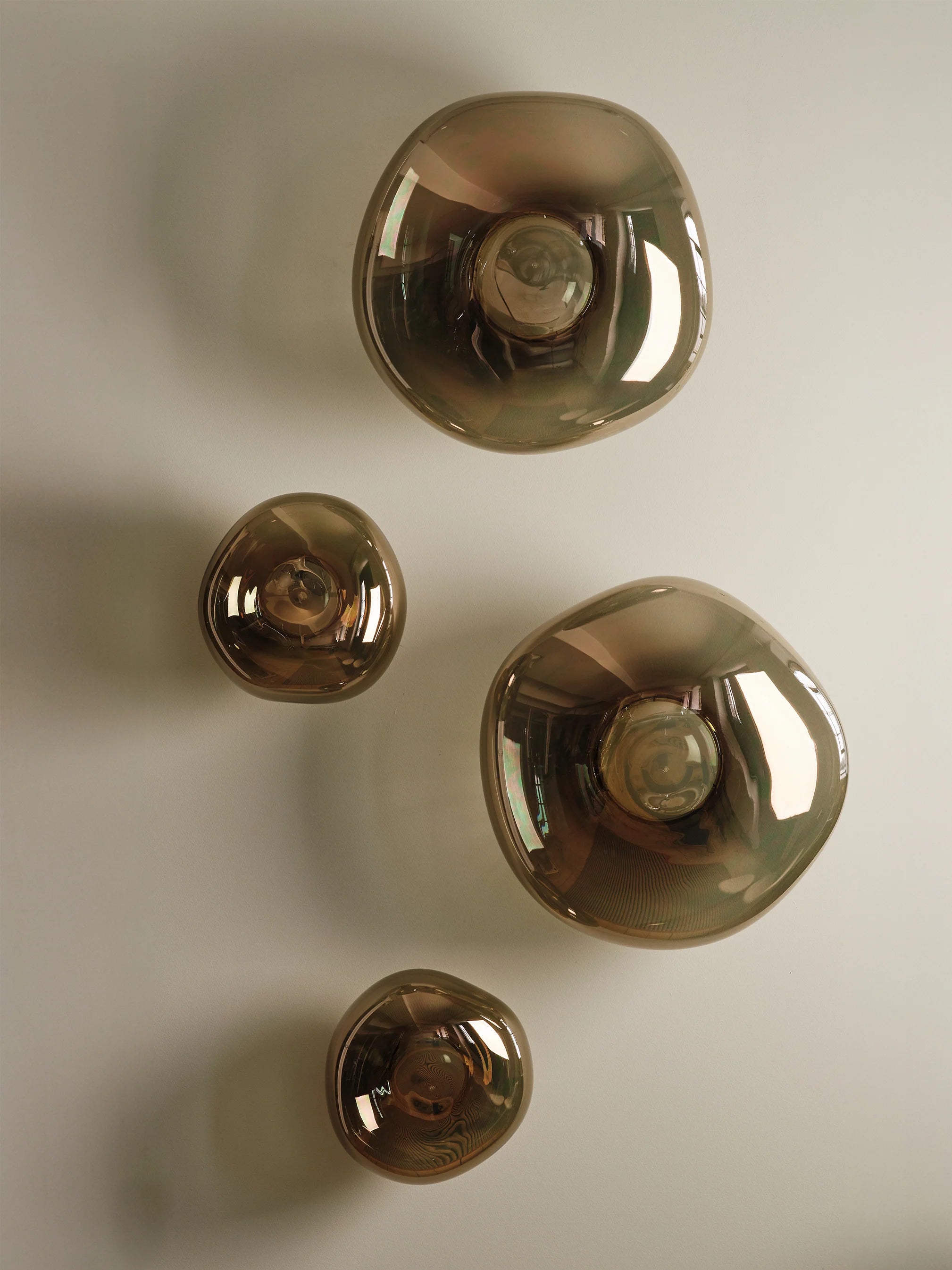 Silver wall lamp