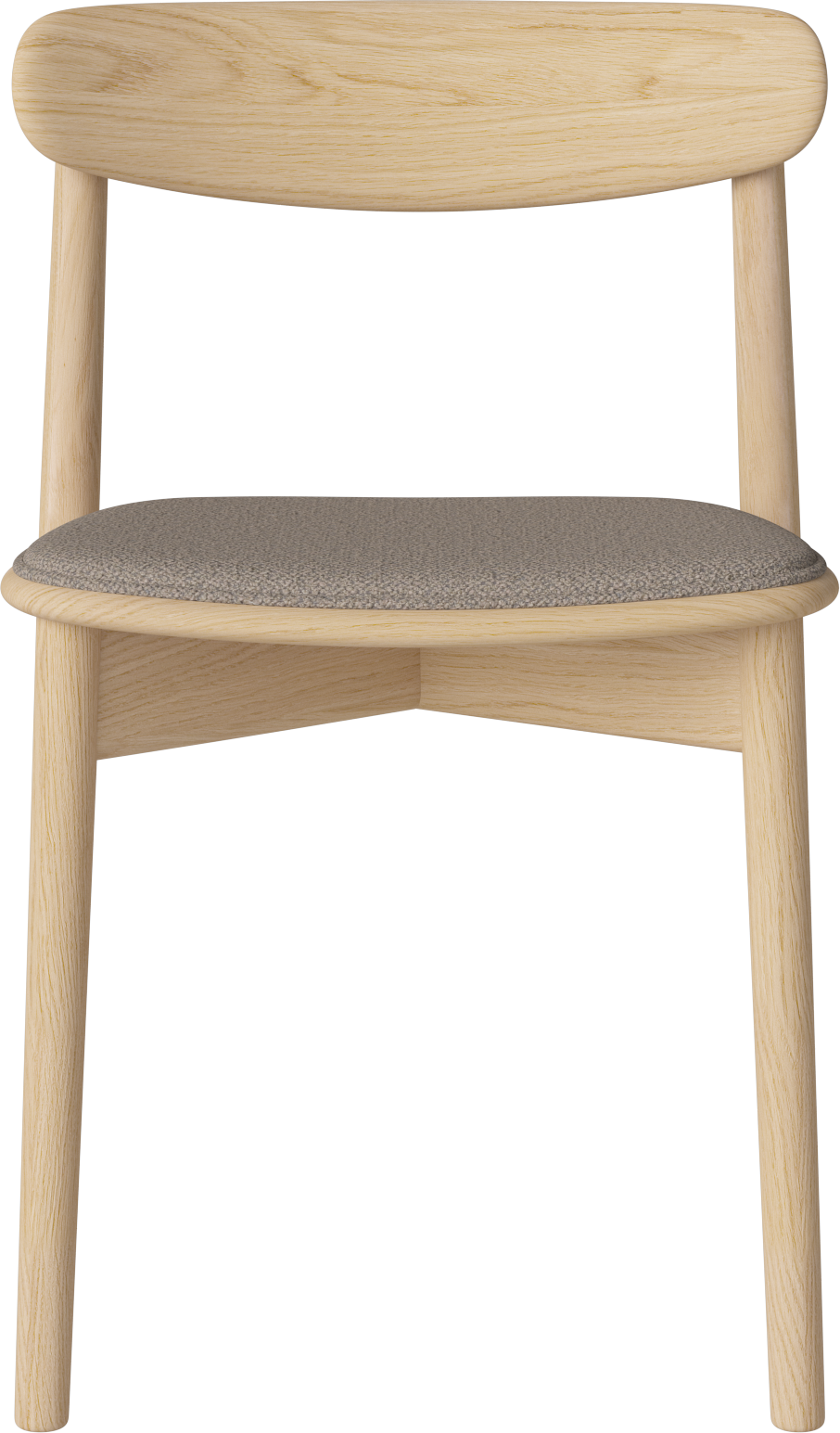 Židle MERGE bělené dubové dřevo