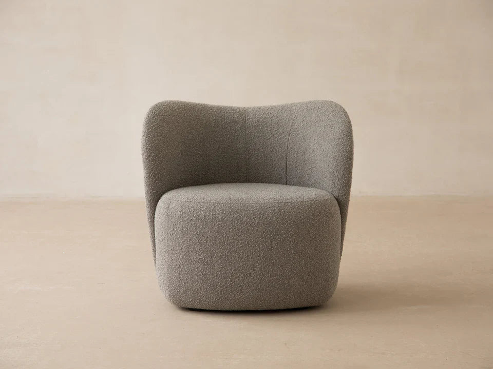 Saamit boucle chair gray