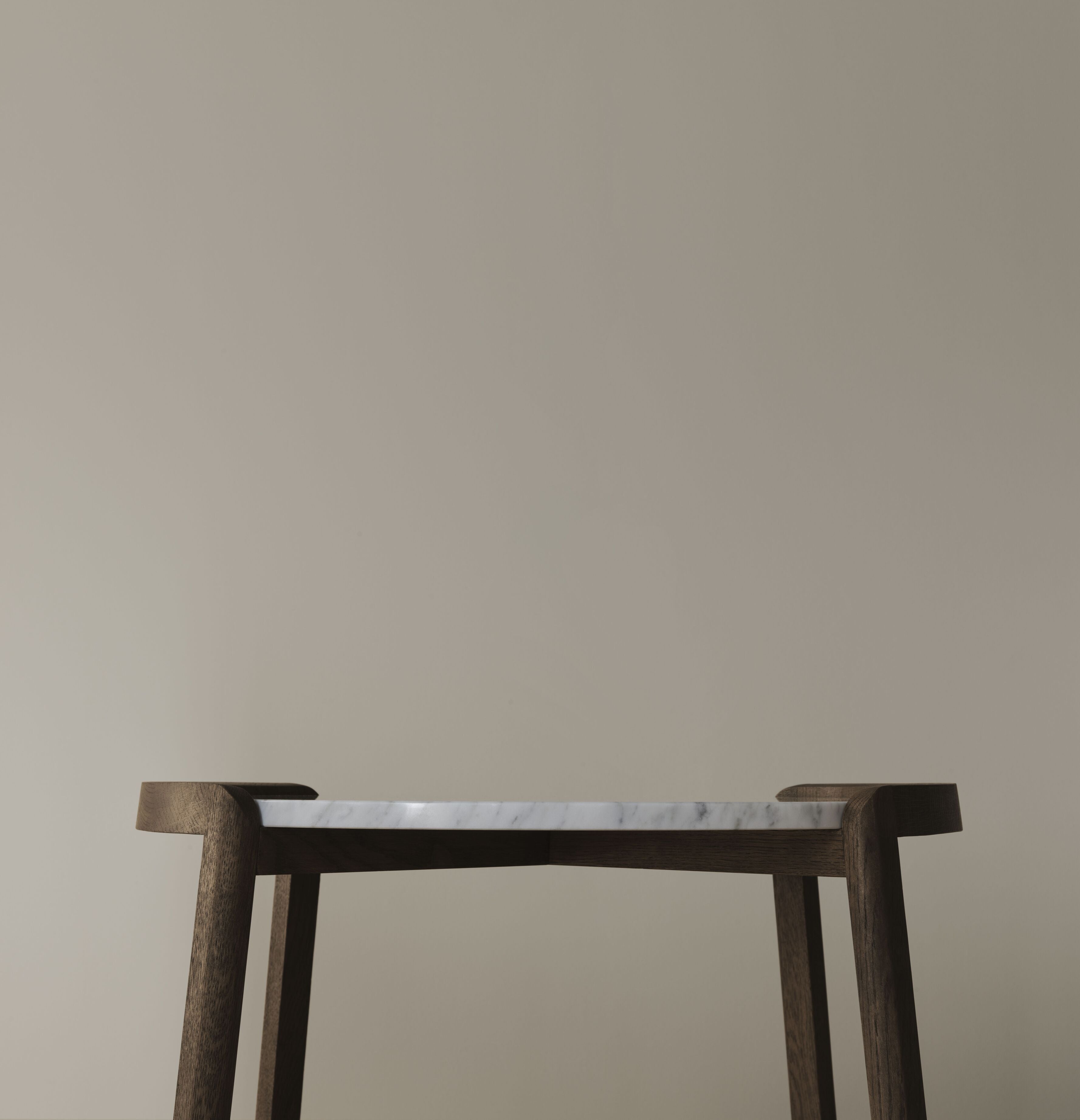 Konferenční stolek MIX mramor s dubovým dřevem