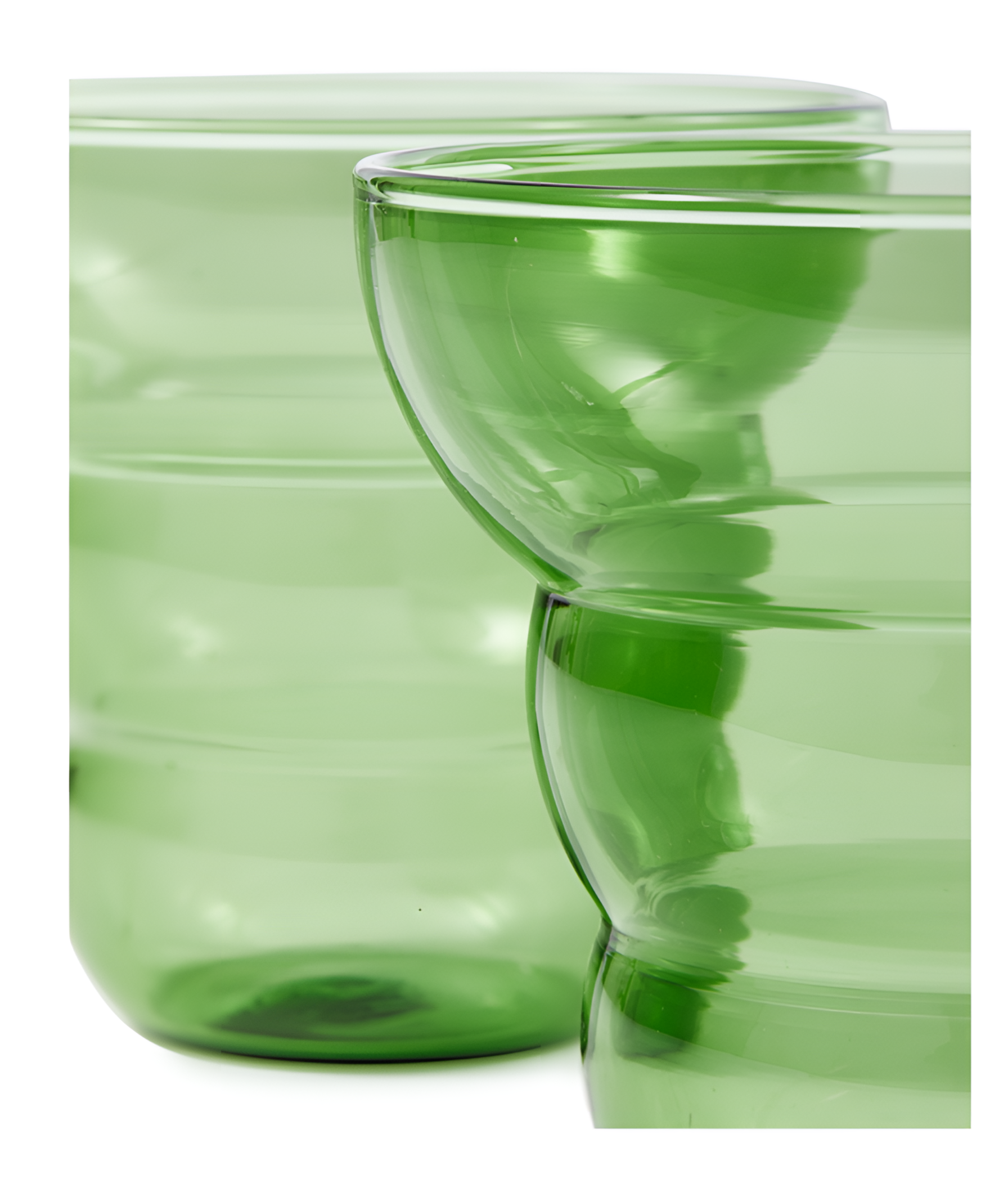 Sada hrnků MIZU KIRI tmavě zelená