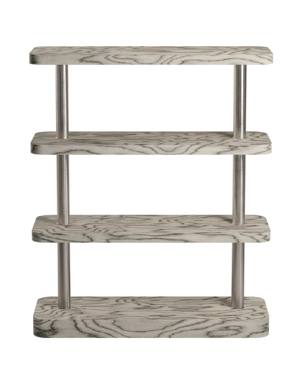 Regał MOD fornir Sottsass ze stalowymi elementami