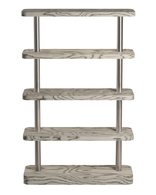 Regał MOD fornir Sottsass ze stalowymi elementami