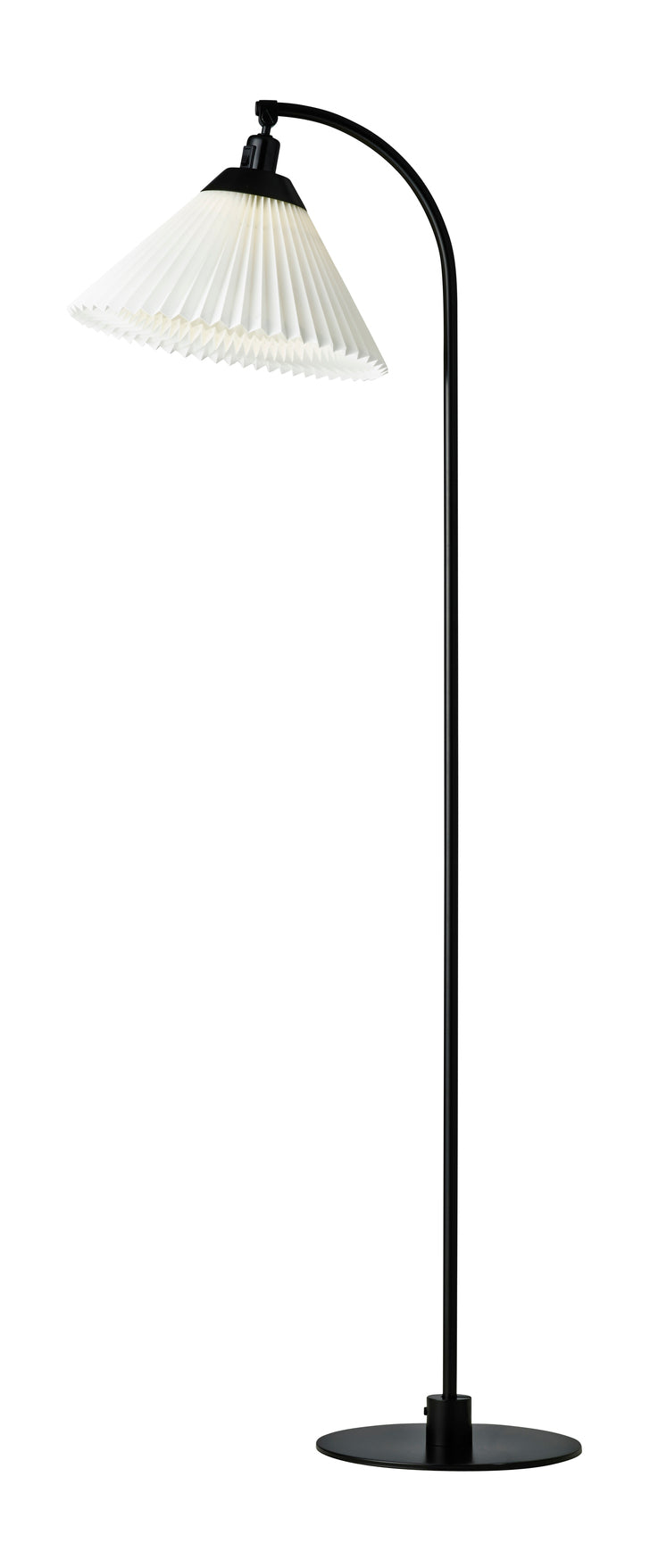 Stojací lampa MODEL 368 bílá s černým podstavcem