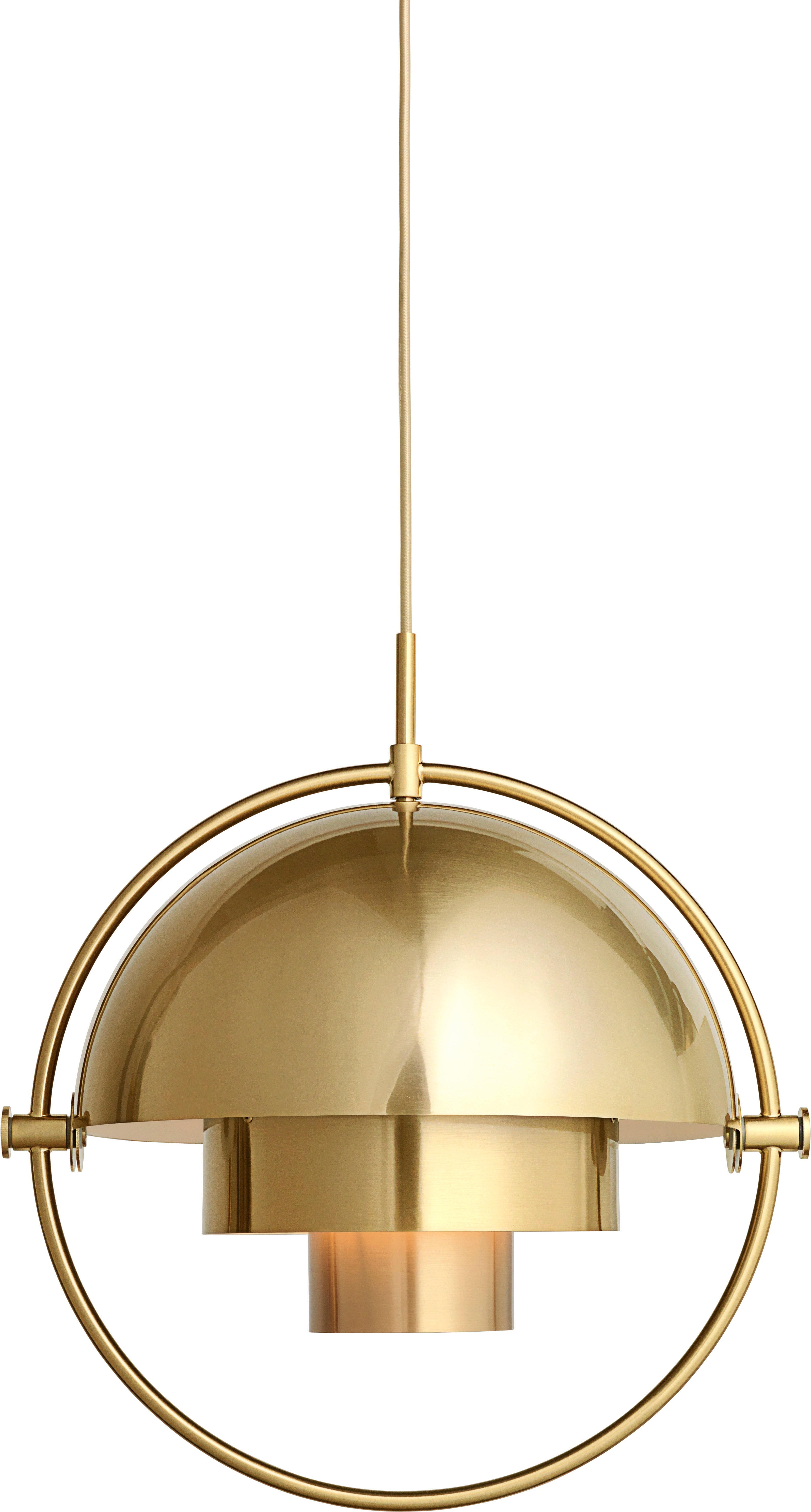 MULTI-LITE brass pendant lamp