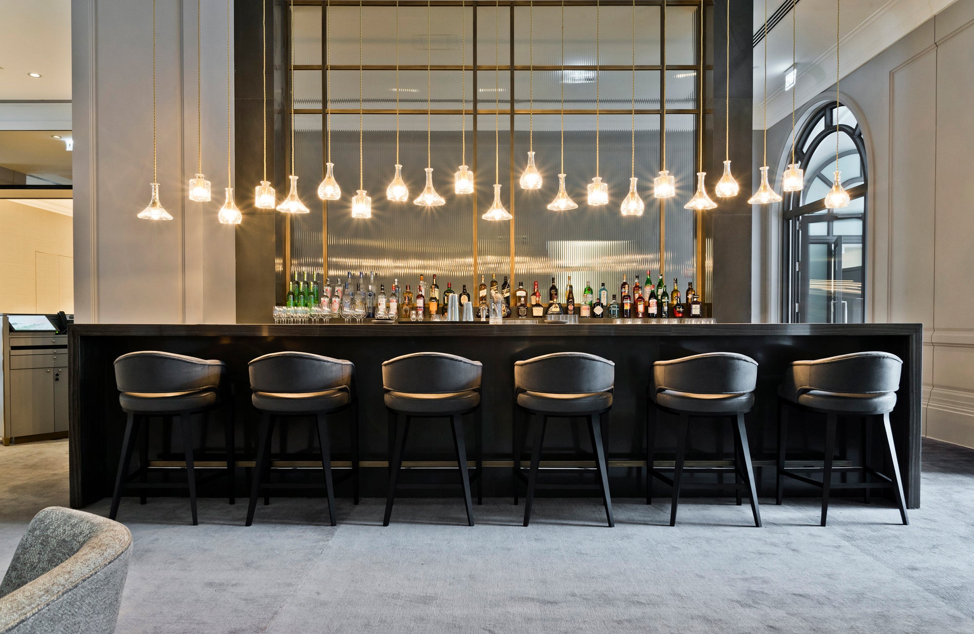 Lustrná lampa SQUARE DECANTERLIGHT z křišťálového skla