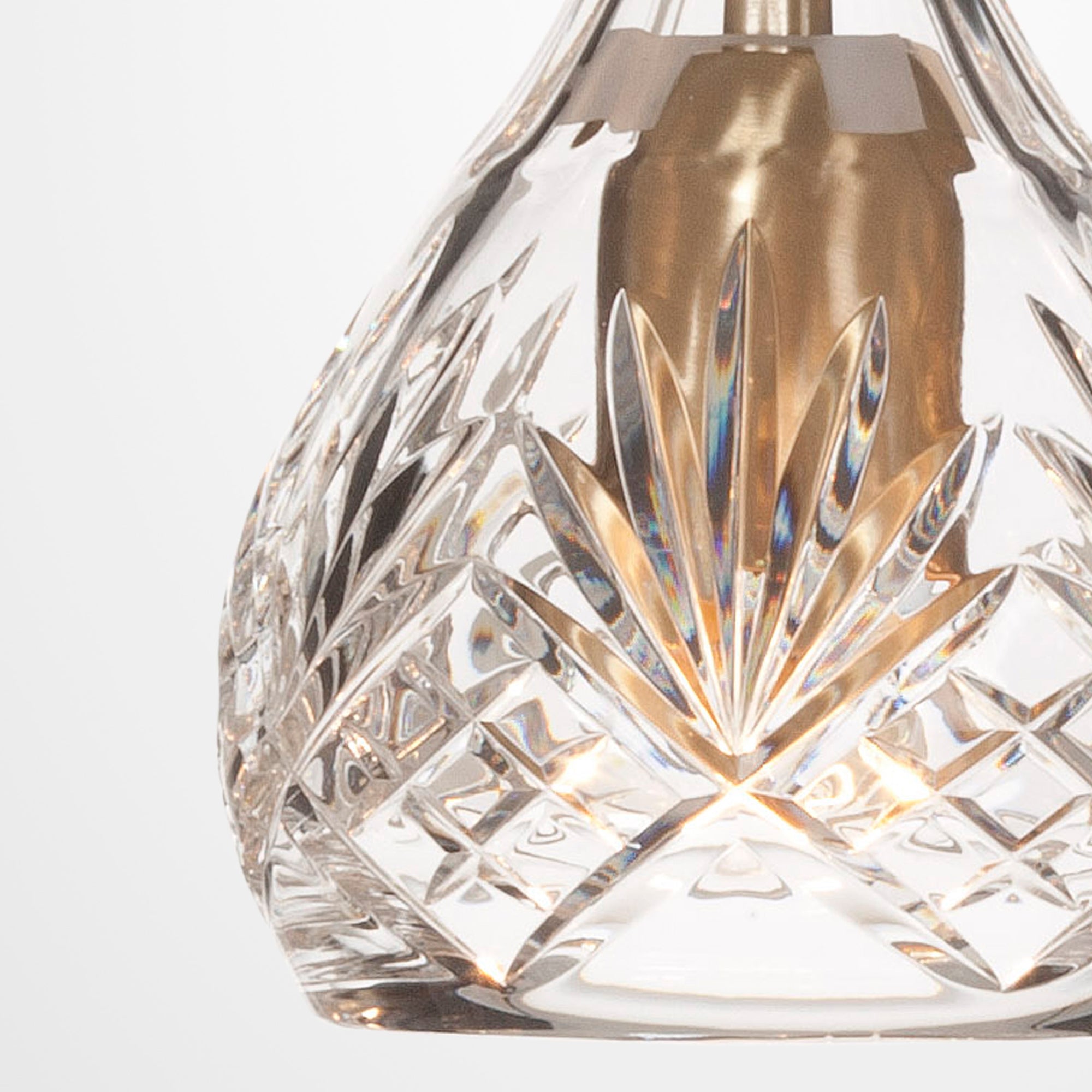 Lustrná lampa BELL DECANTERLIGHT z křišťálového skla
