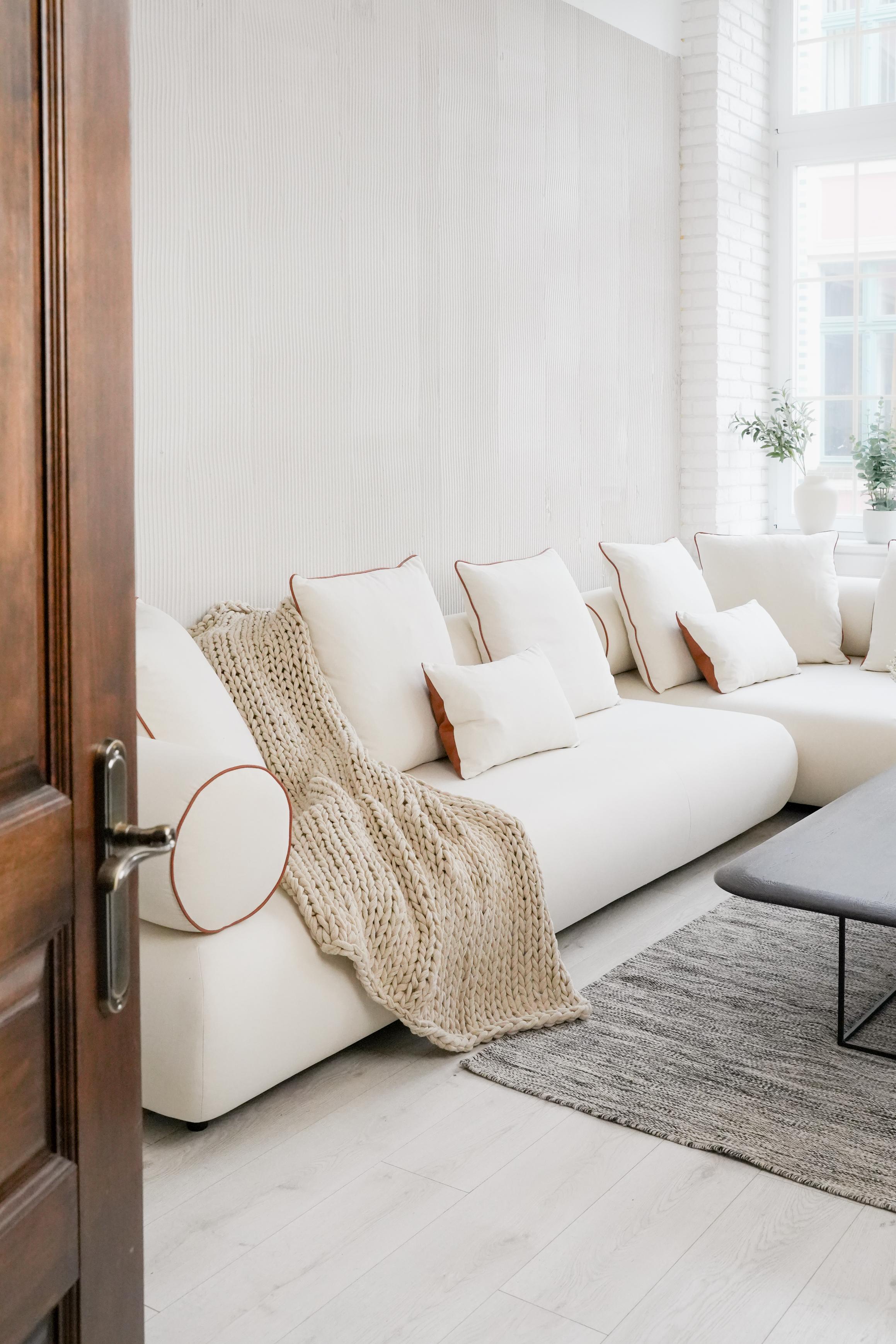 Left-facing corner sofa CASABLANCA customizable