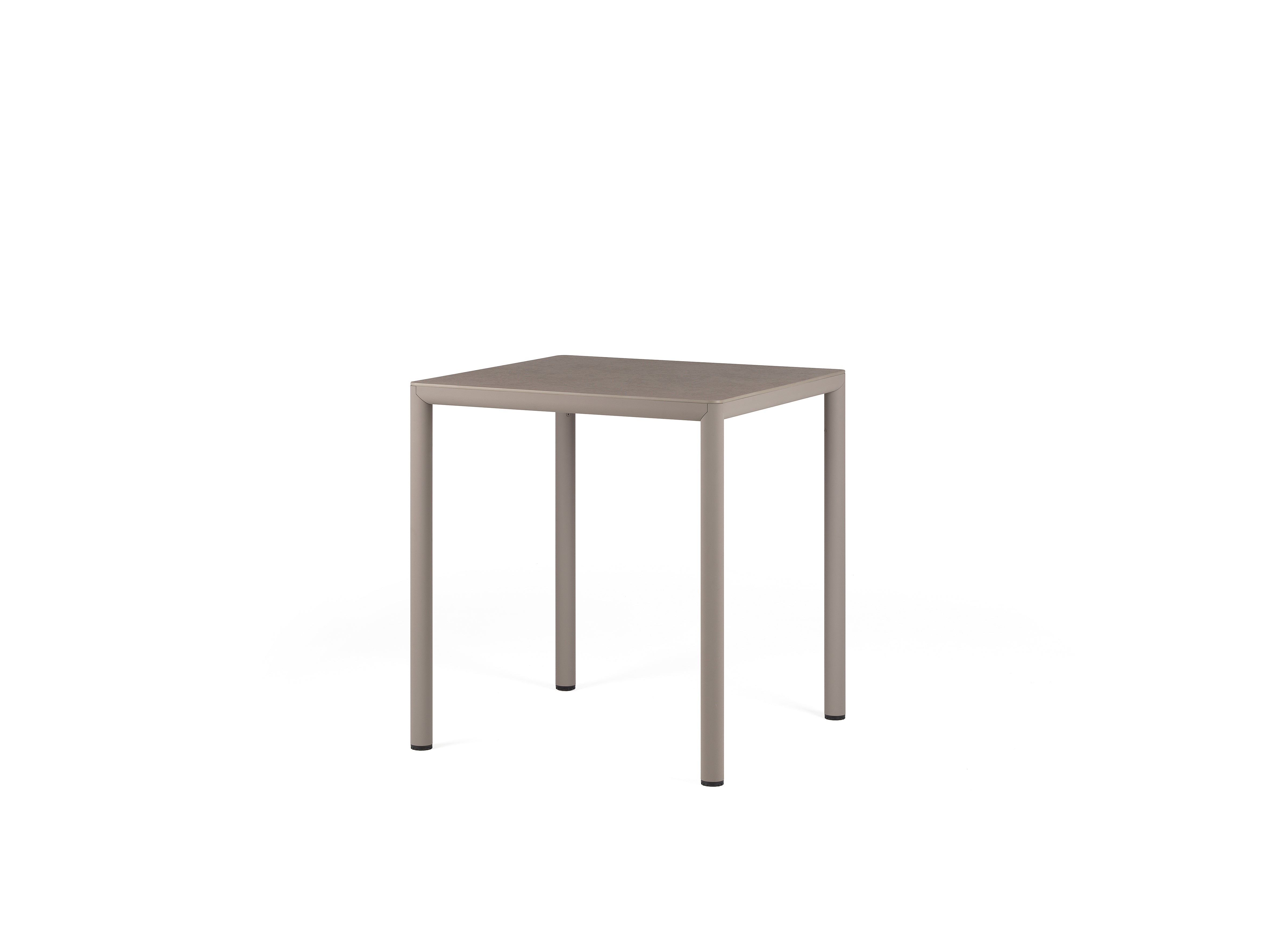 Čtvercový venkovní stolek PIAVE taupe