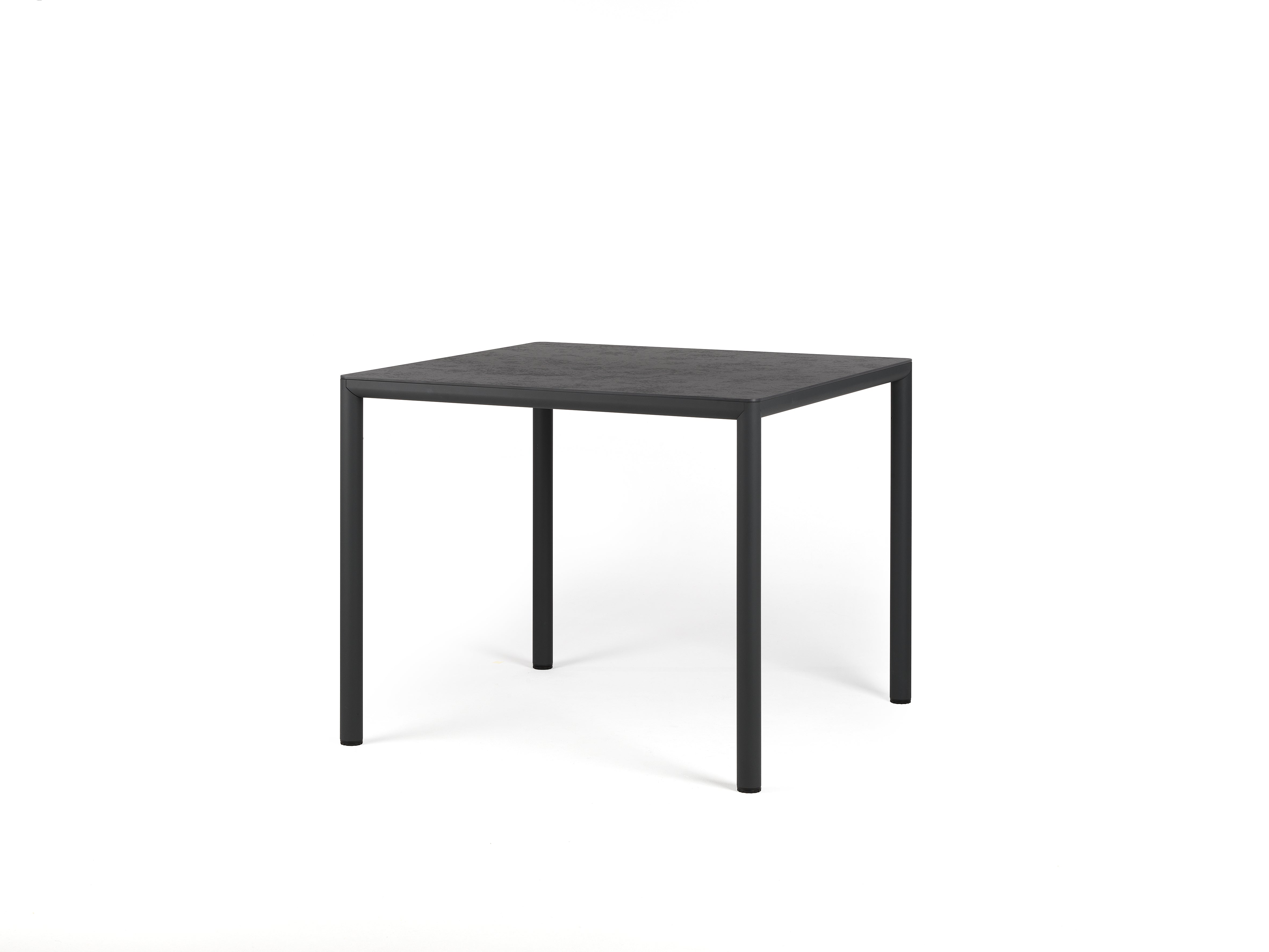 Čtvercový venkovní stolek PIAVE antracitový