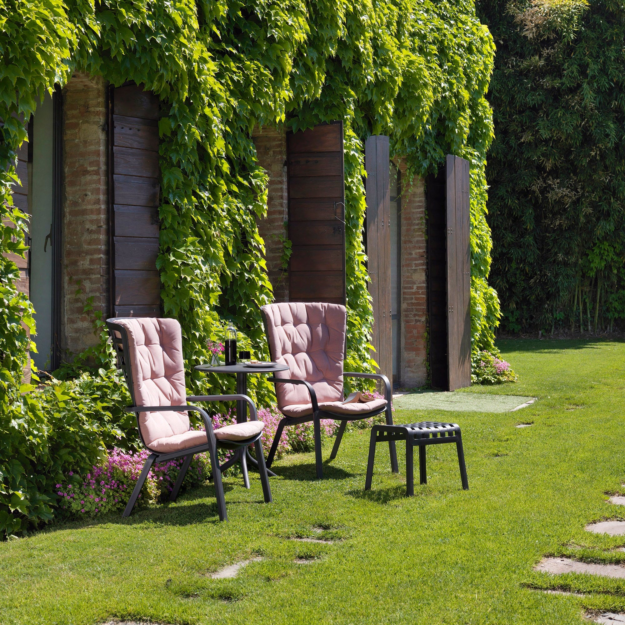 Outdoor Footrest POGGIO anthracite