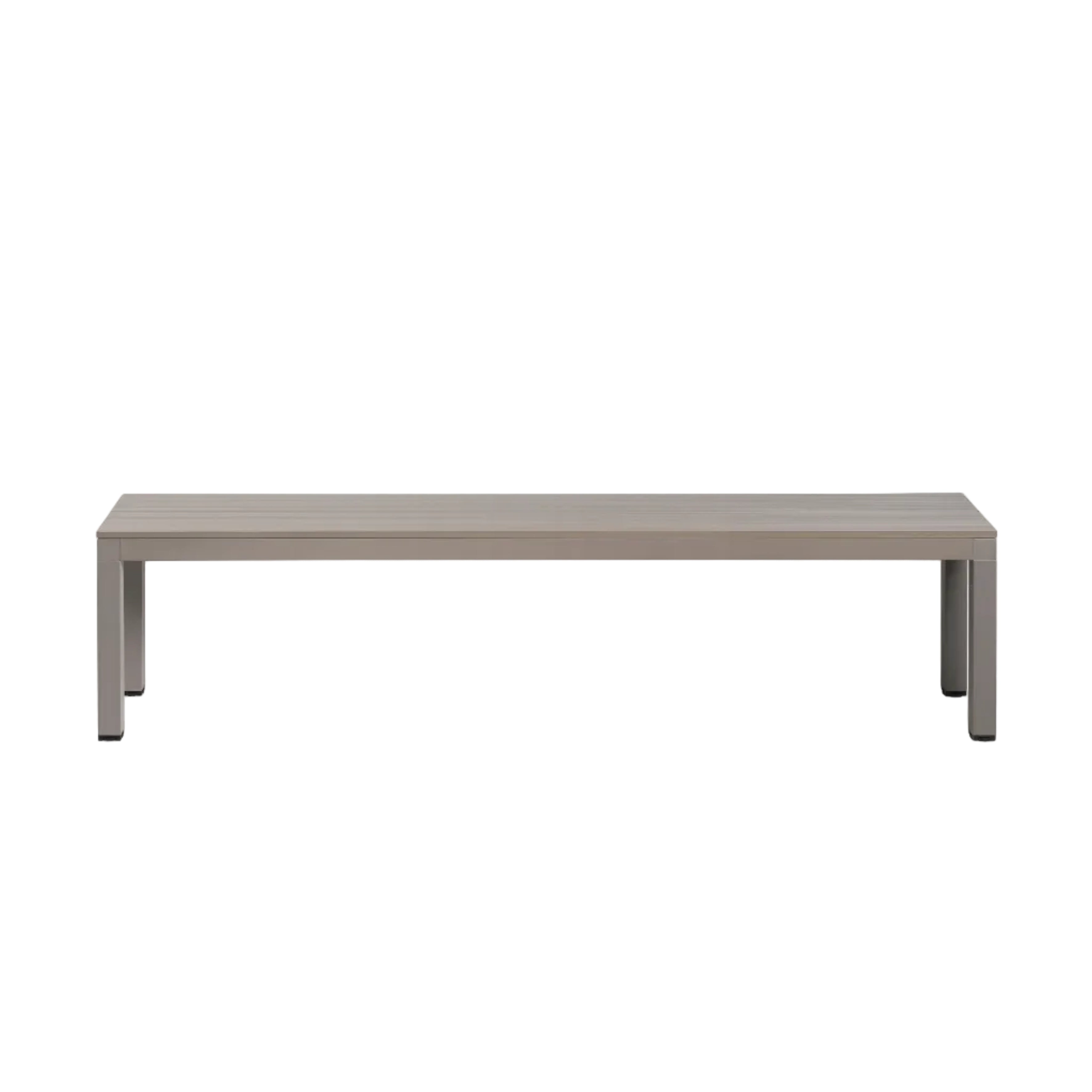 RIO taupe outdoor bench