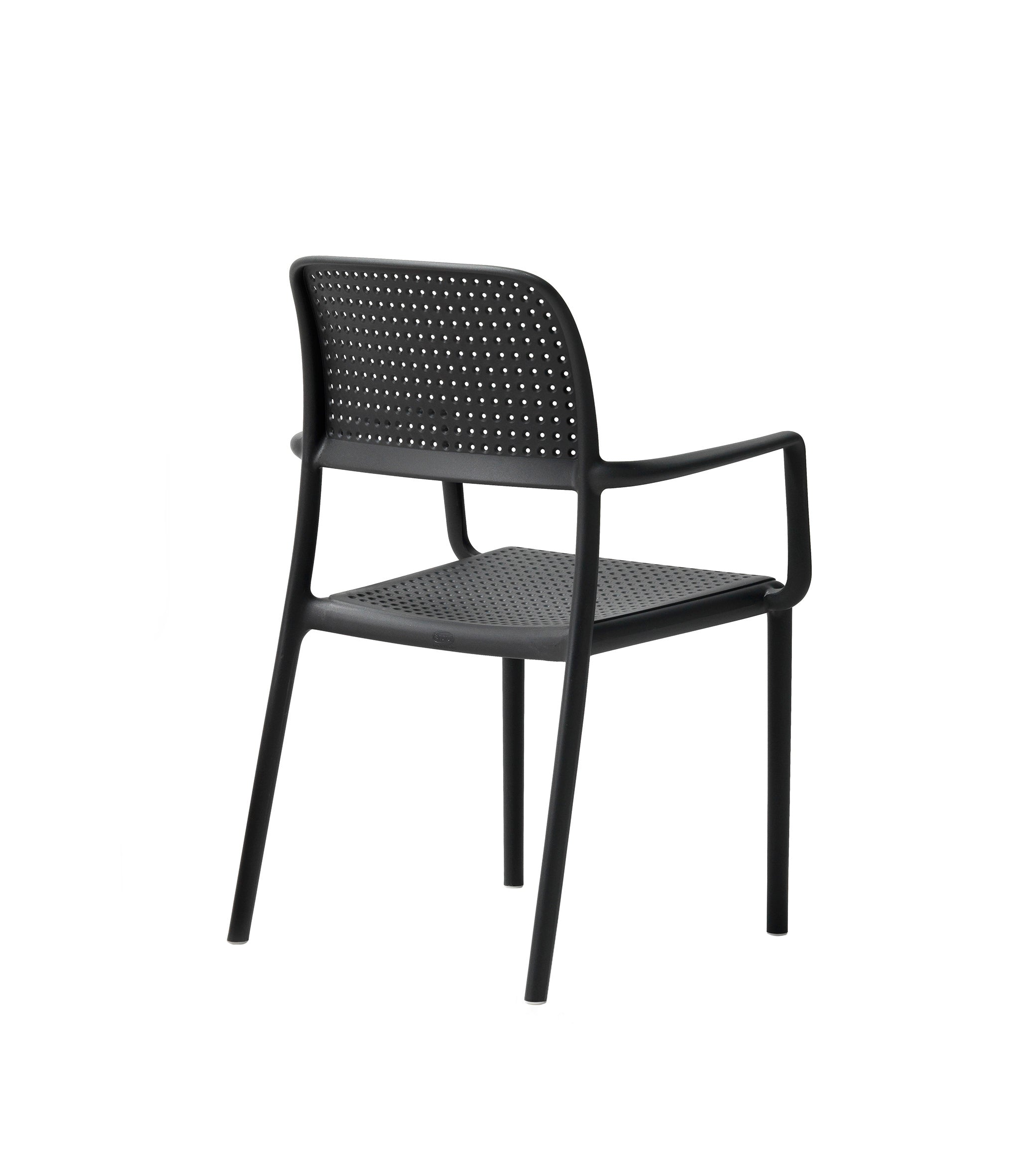 Outdoor chair with armrests BORA taupe