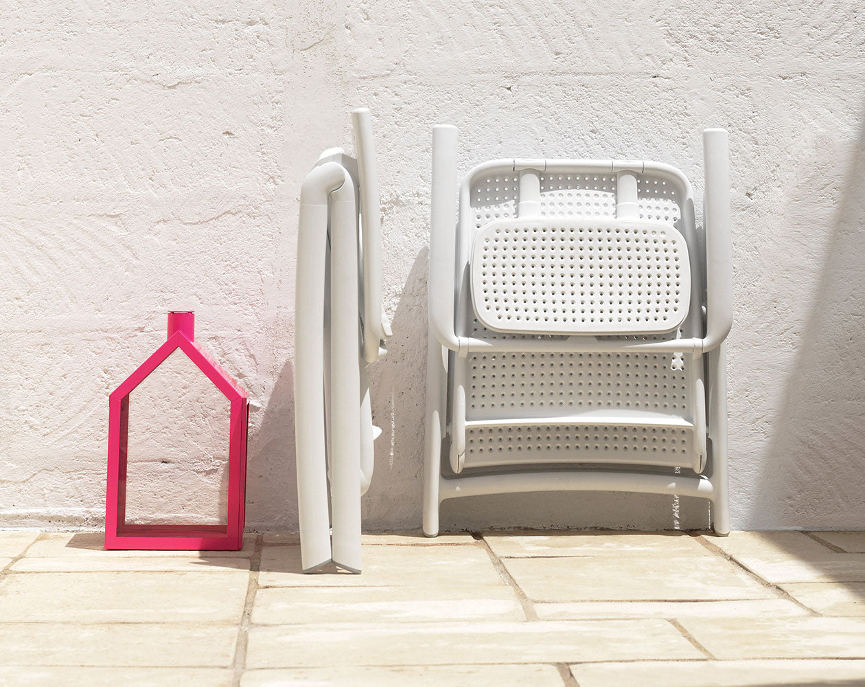 DARSENA taupe folding outdoor armchair