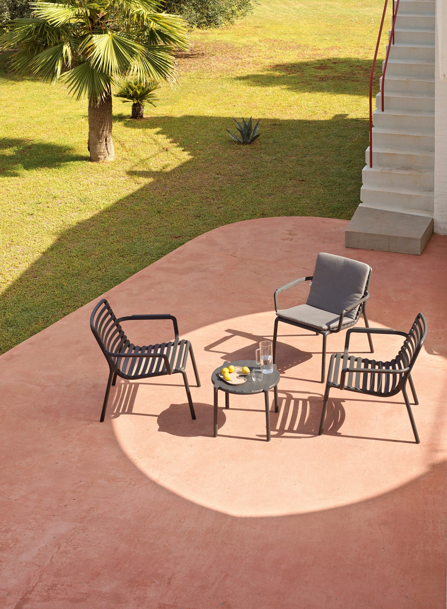 Venkovní křeslo DOGA antracitové