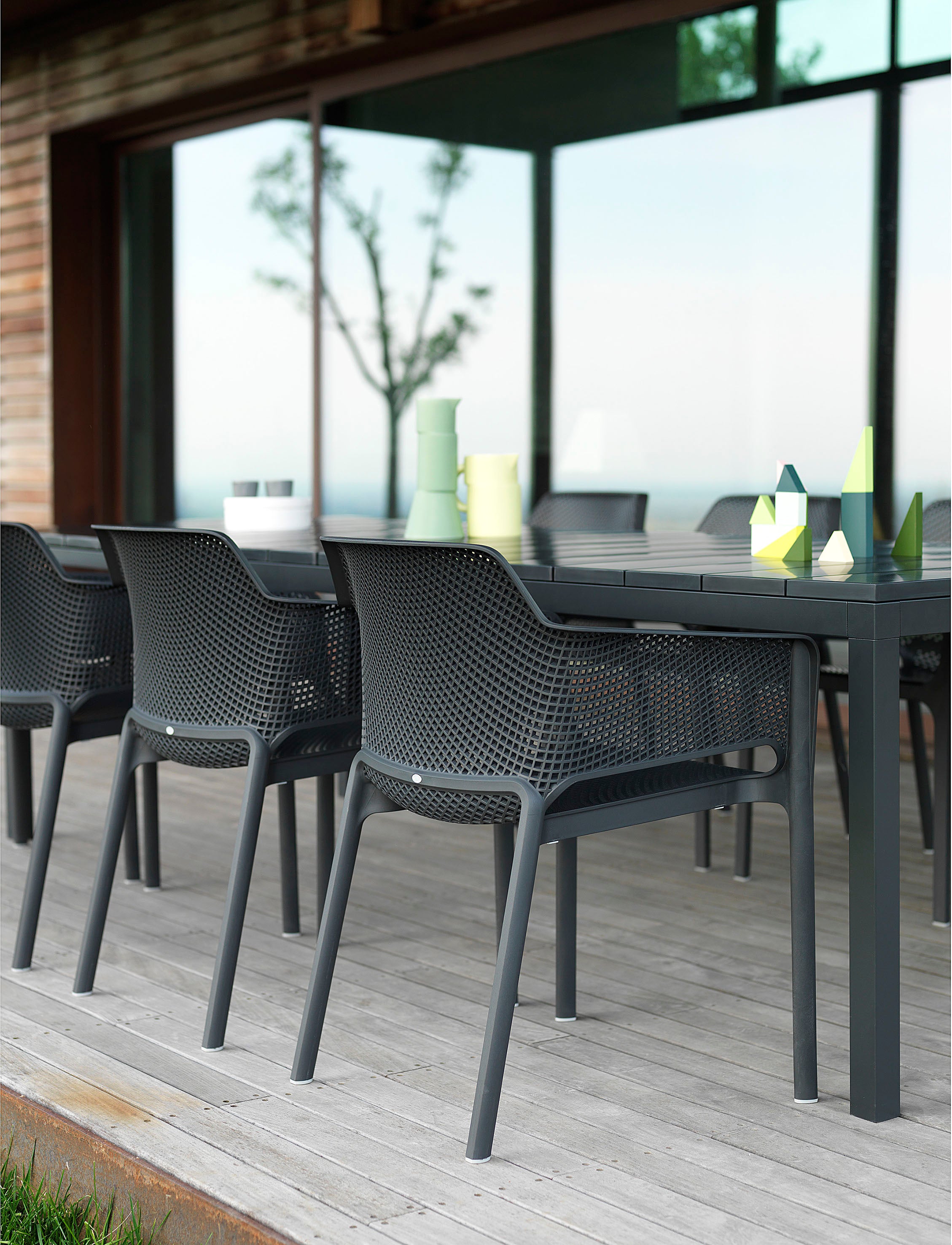 Outdoor Chair NET Anthracite