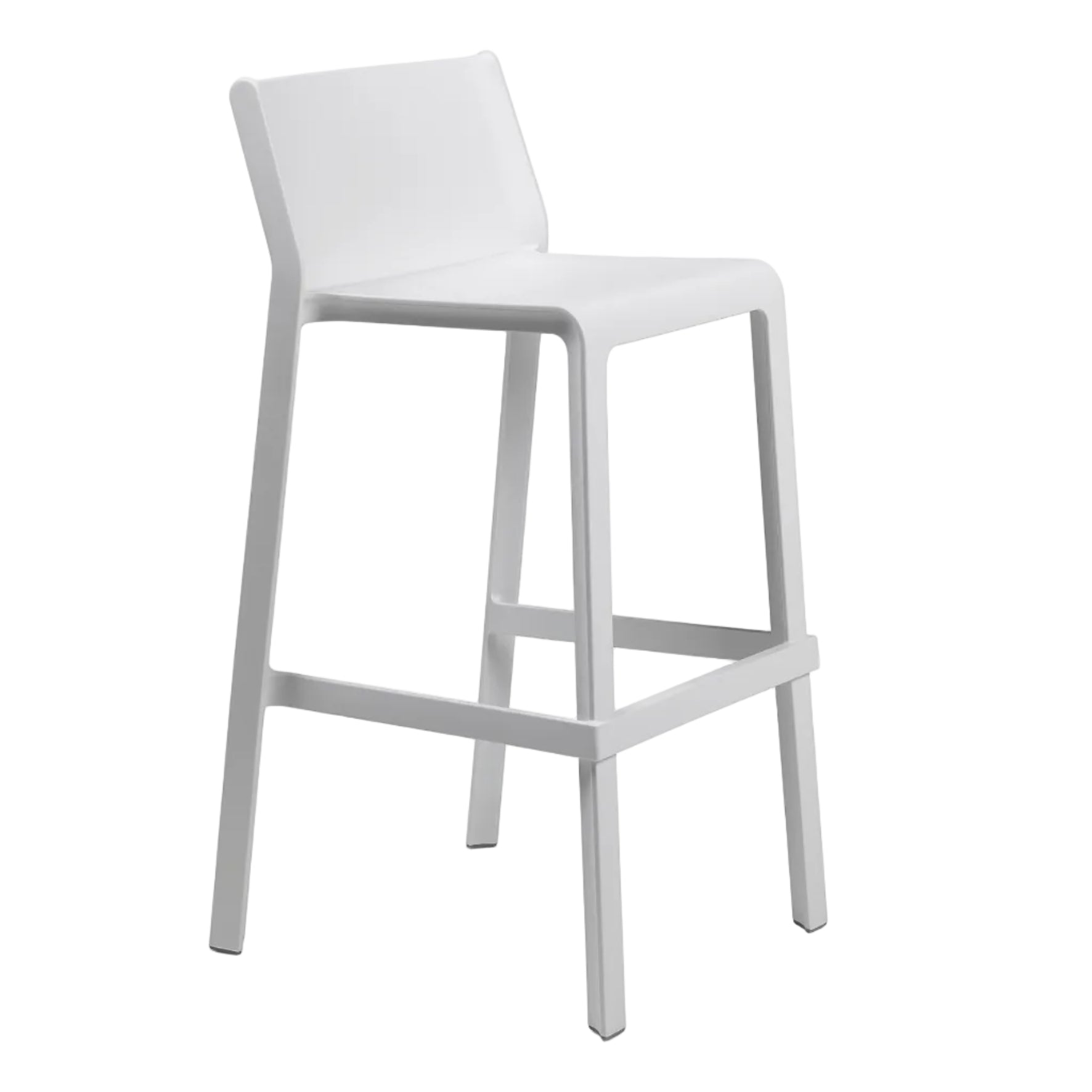 TRILL White Outdoor Stool