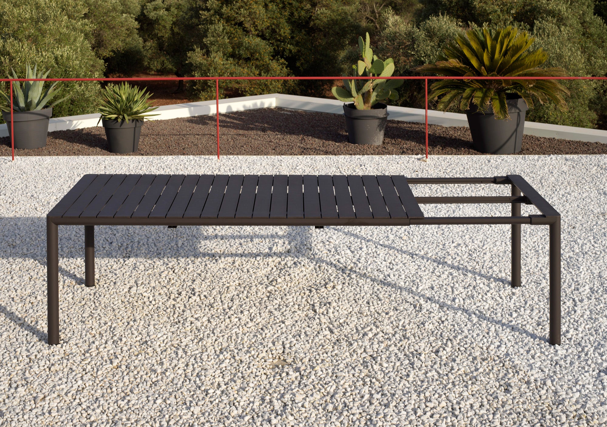 TEVERE Anthracite Folding Outdoor Table