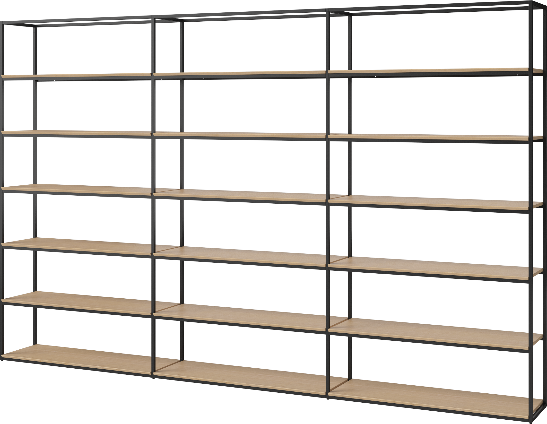 Regál NEUTRA bělená dýha dubová