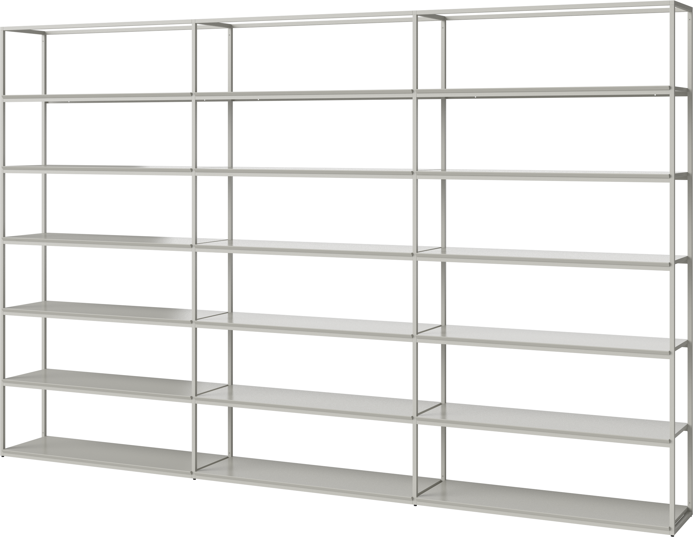 Regál NEUTRA šedý