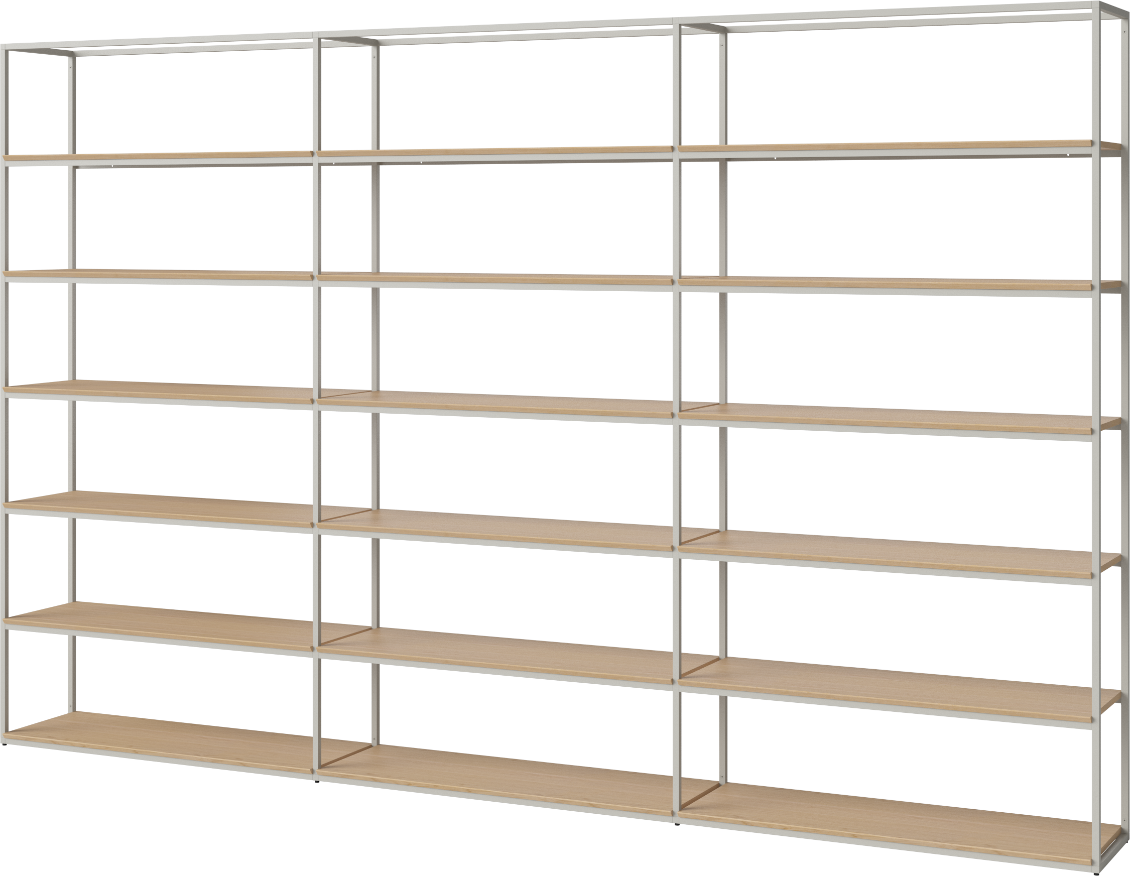 Regál NEUTRA bělená dýha dubová