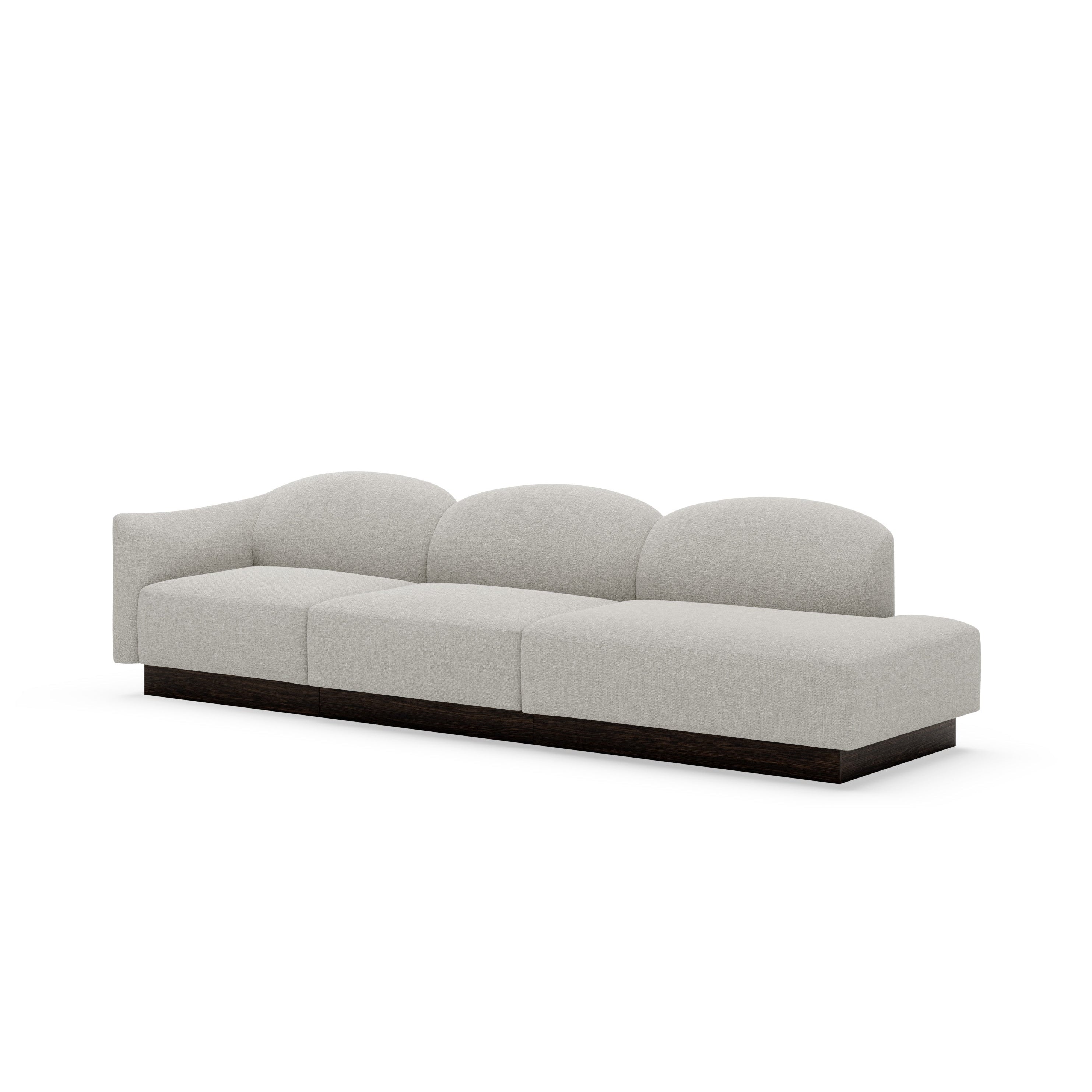 Sofa modułowa otwarta prawostronna SHORE personalizowana