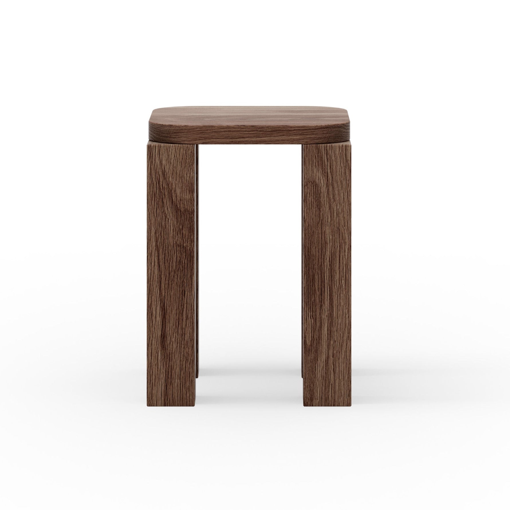 Atlas dark oak stool