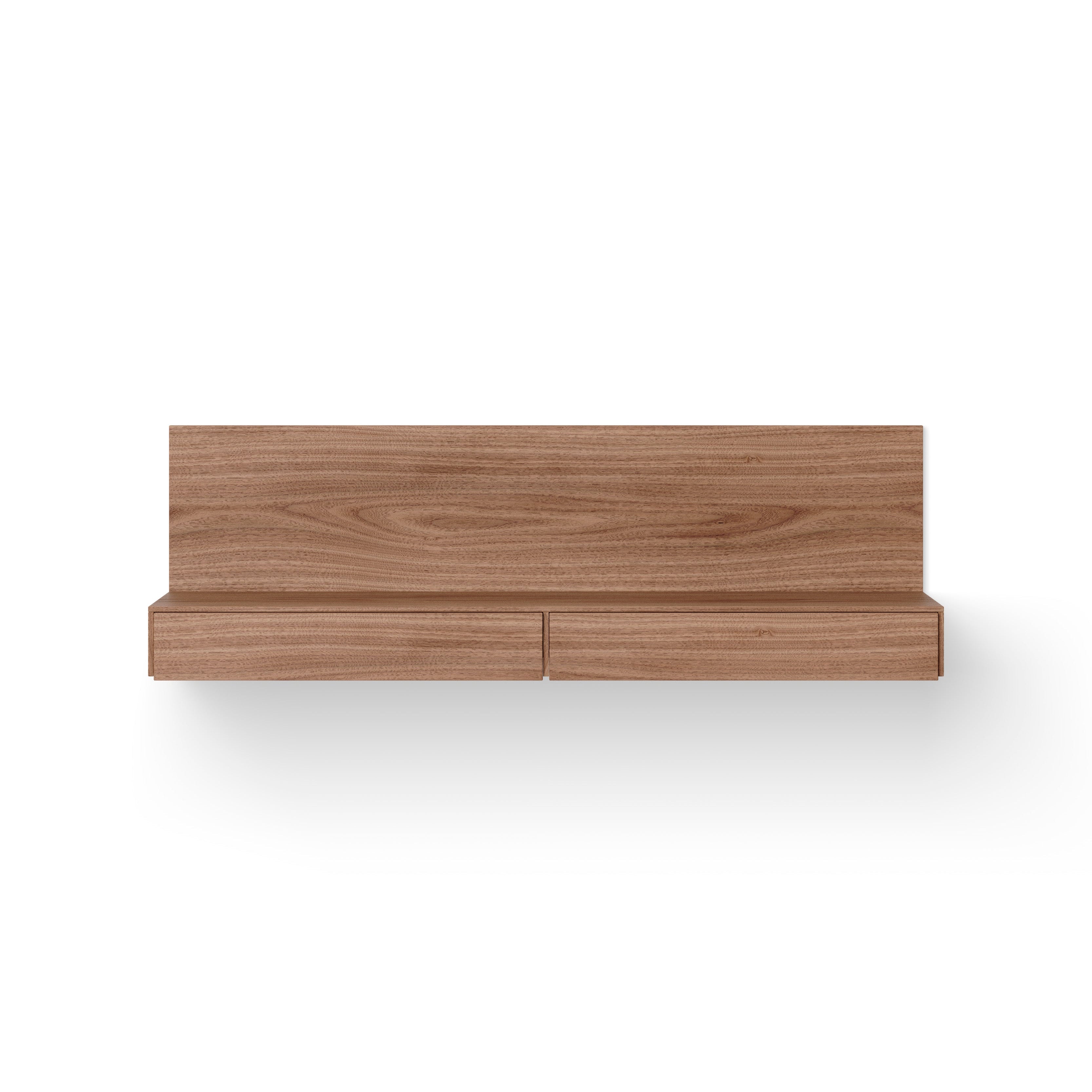 Tana nut veneer hanging cabinet