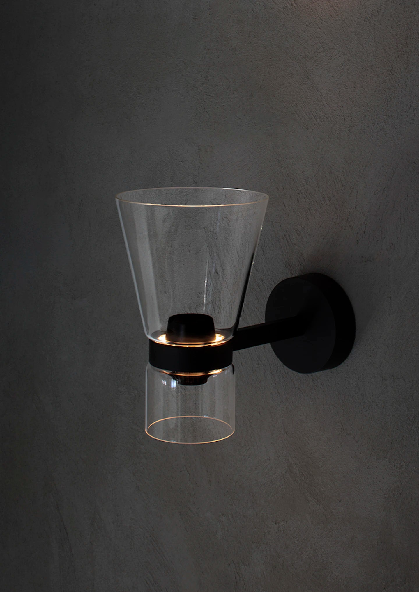NOCTURNE CONE Wall Lamp Black