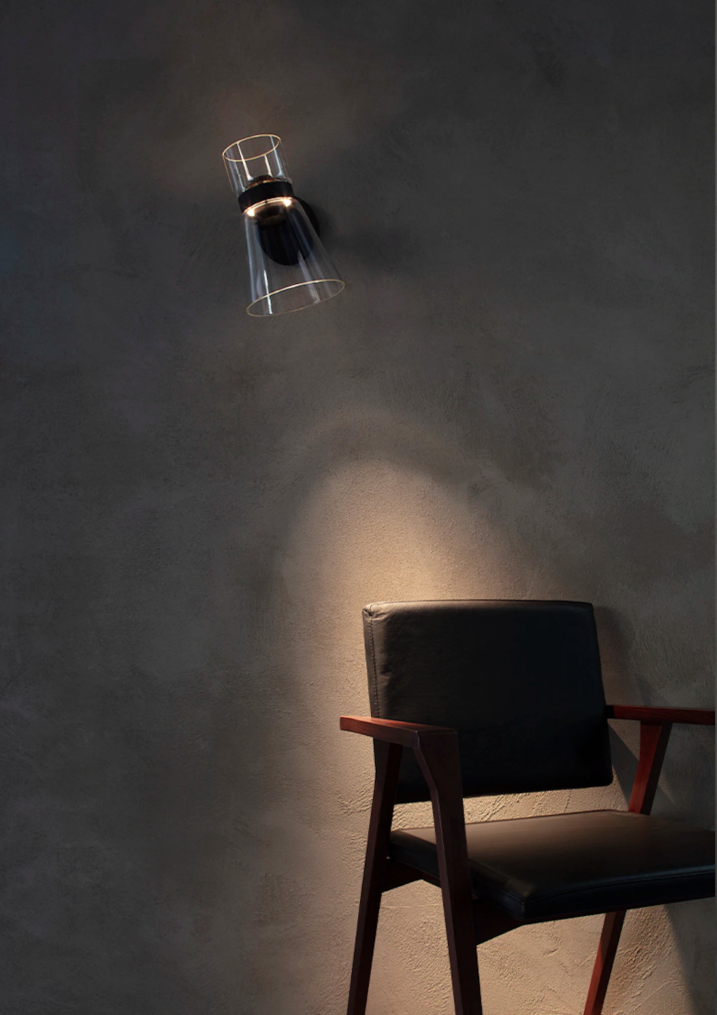 NOCTURNE CONE Wall Lamp Black