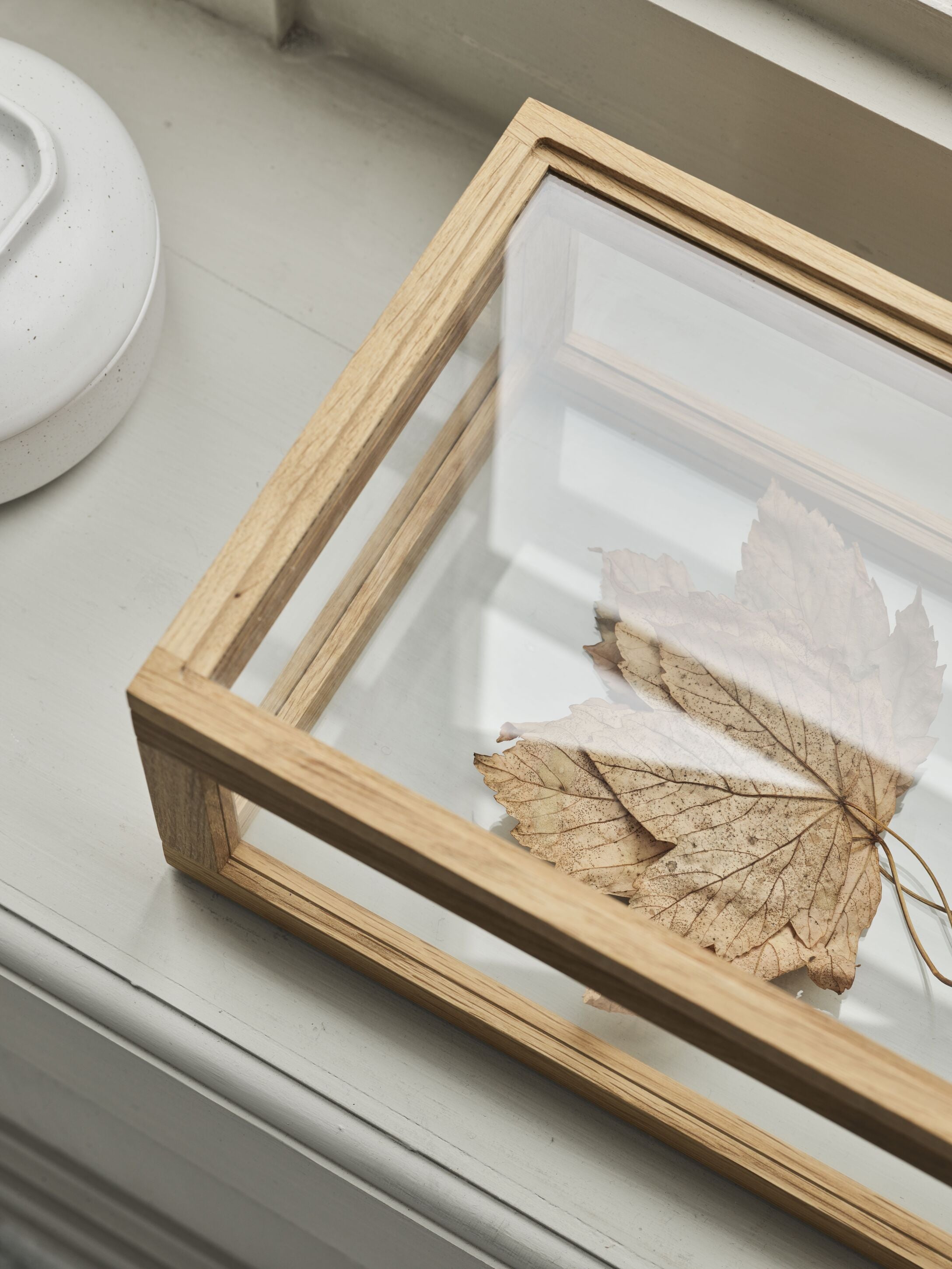 Dekorativní box NORIE z dubového dřeva