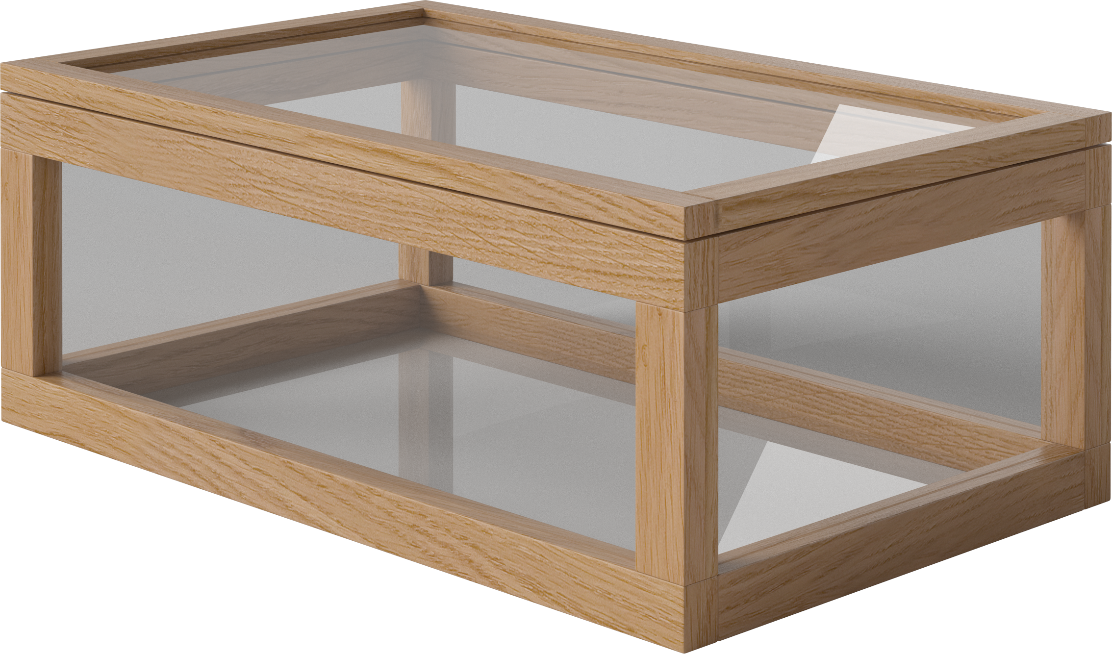 Dekorativní box NORIE z dubového dřeva