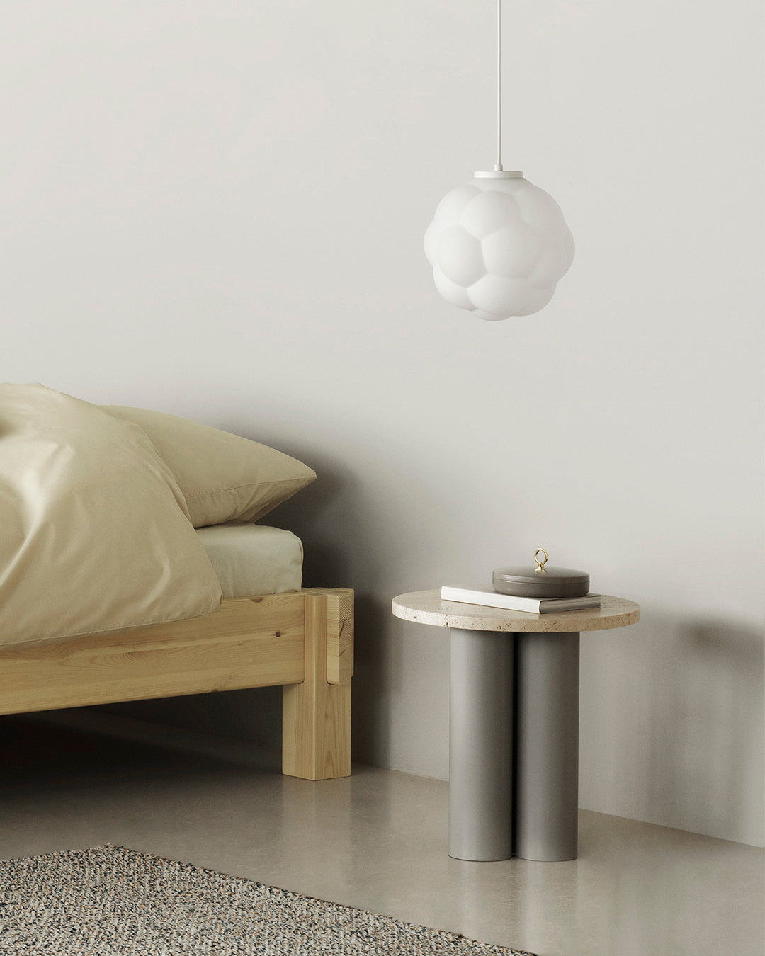 Side table dit gray base