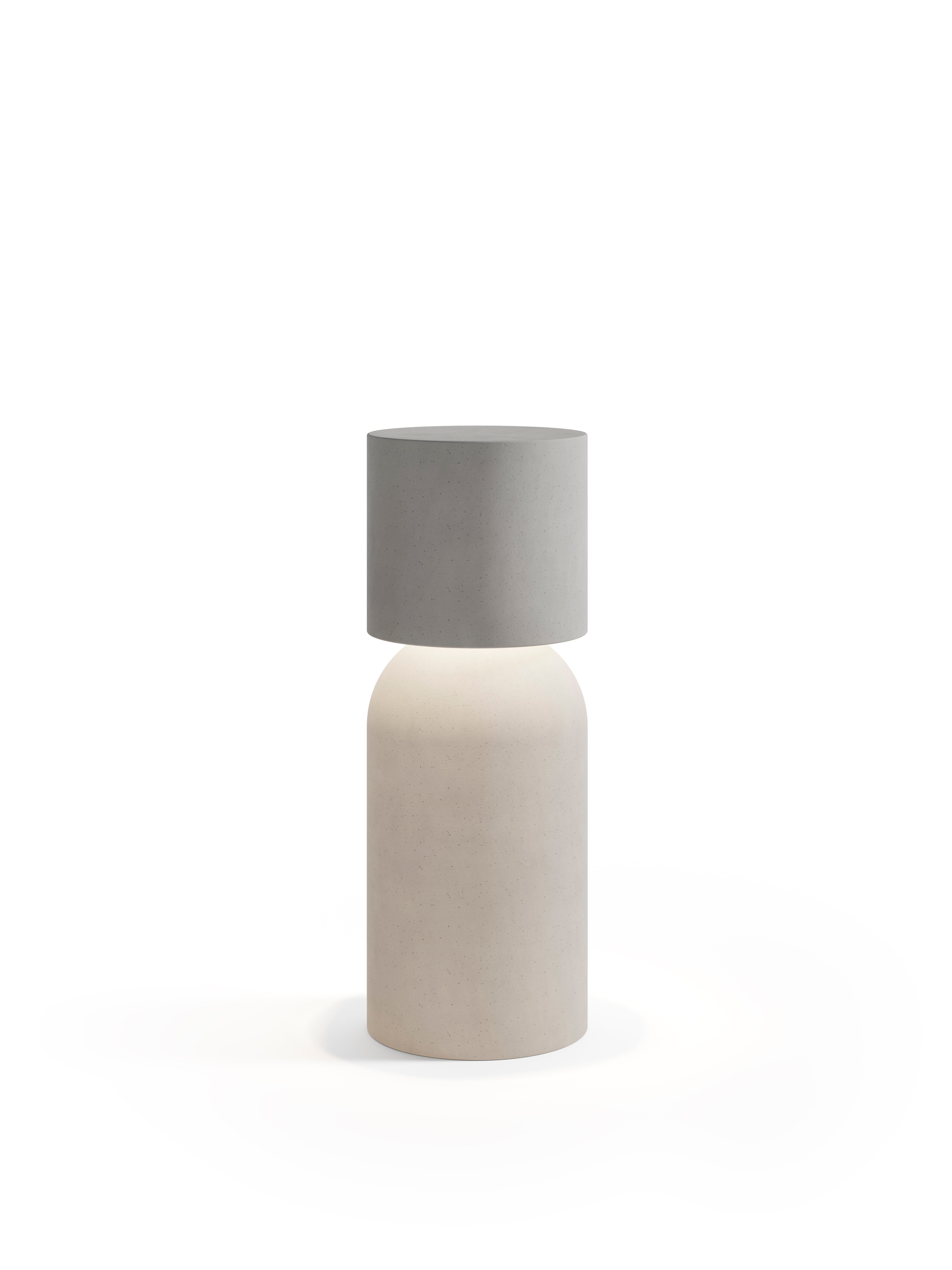 NUI Gray Outdoor Floor Lamp