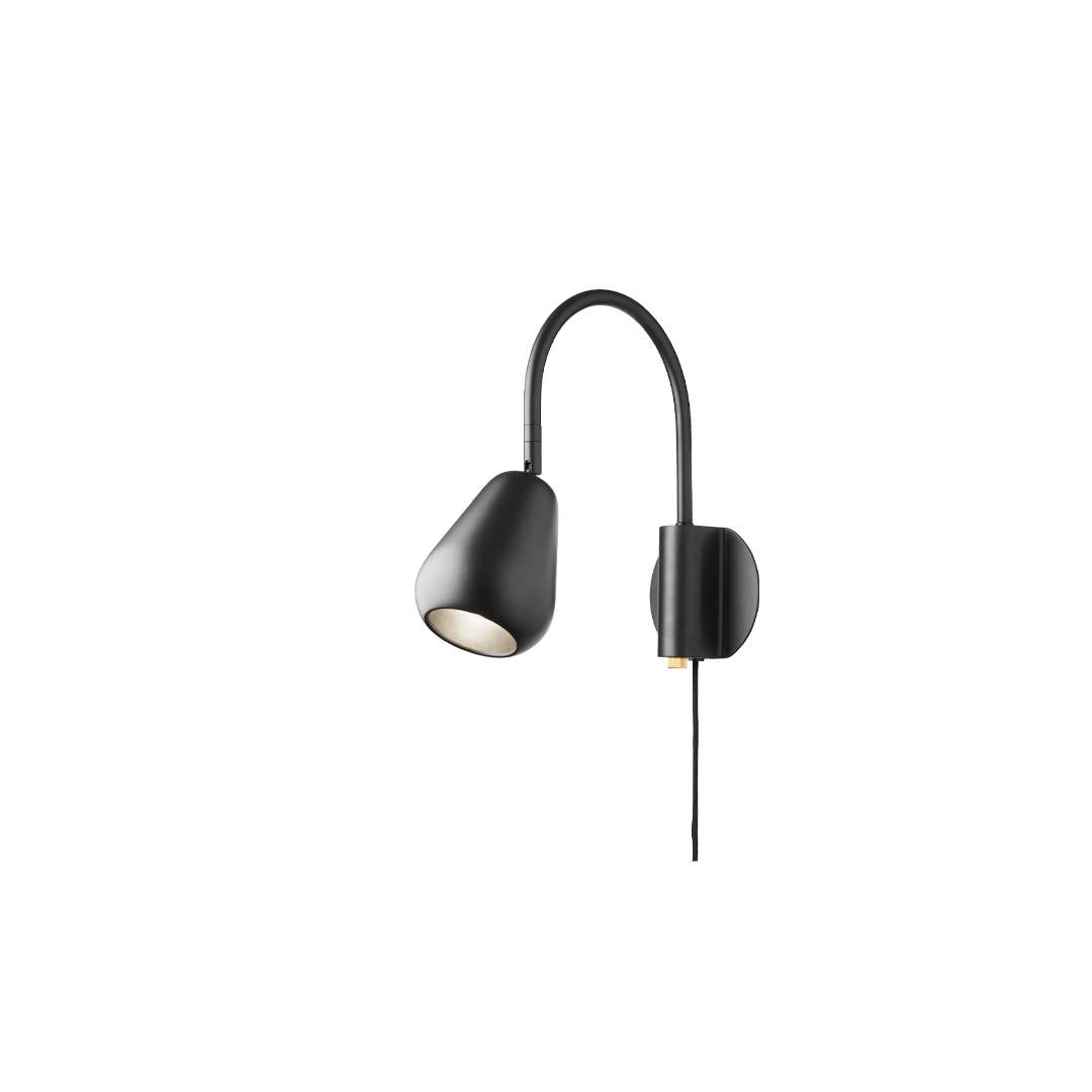 Nastavitelná nástěnná lampa ANOLI černá
