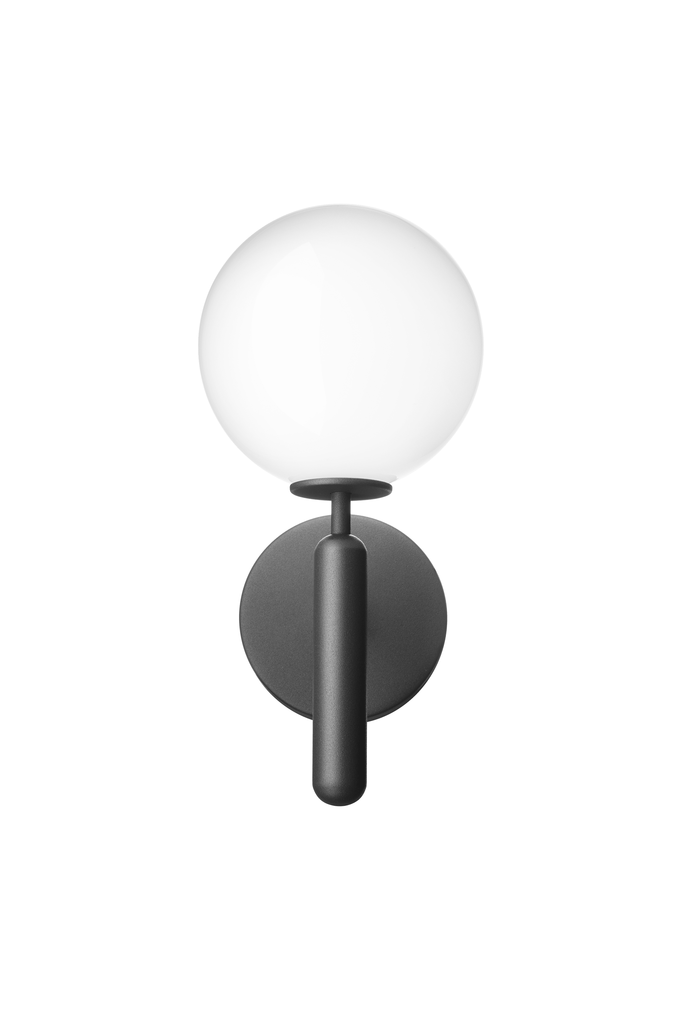 MIIRA Wall Lamp in Graphite with Opal Glass