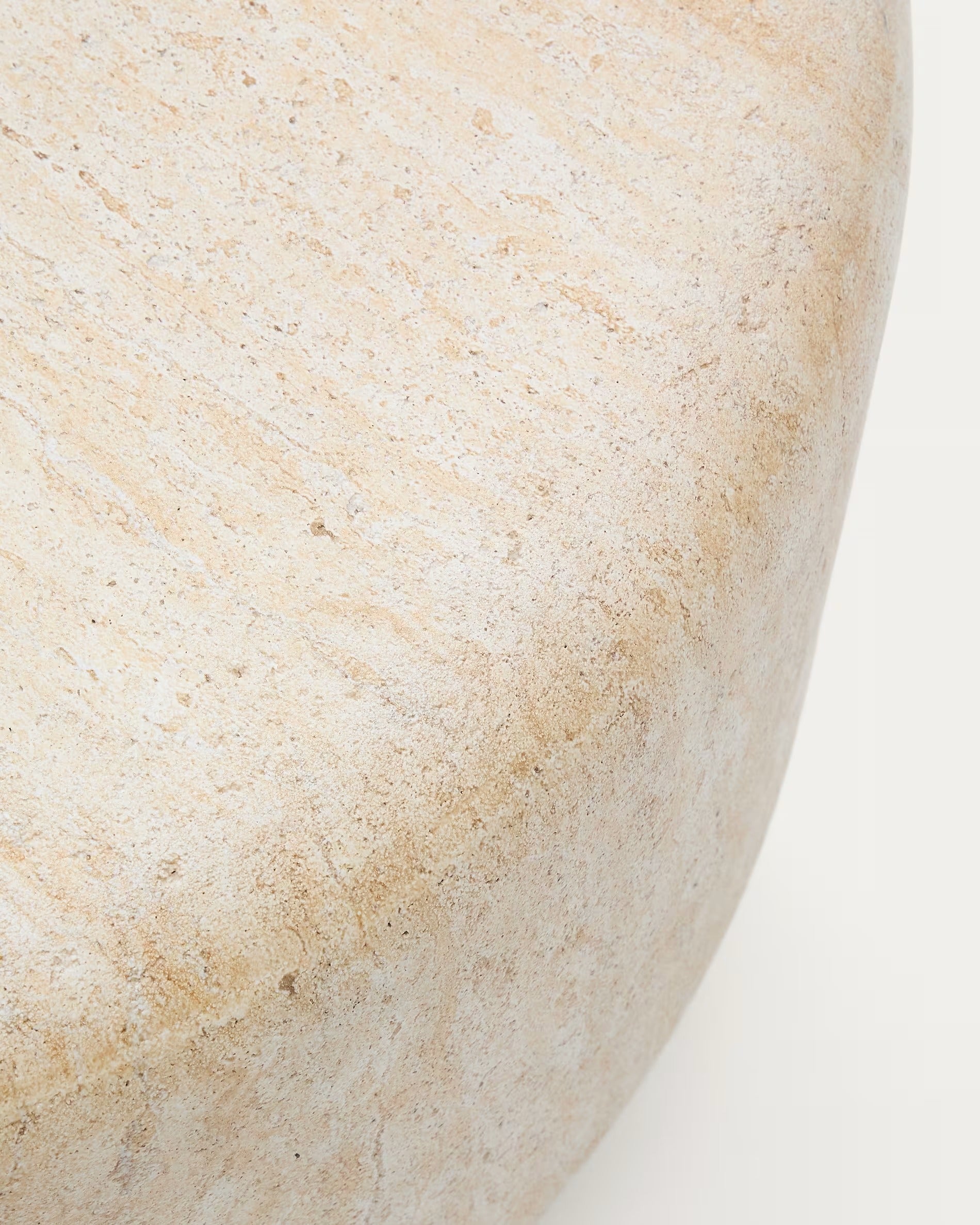 Garden table Drasi cement with imitation travertine