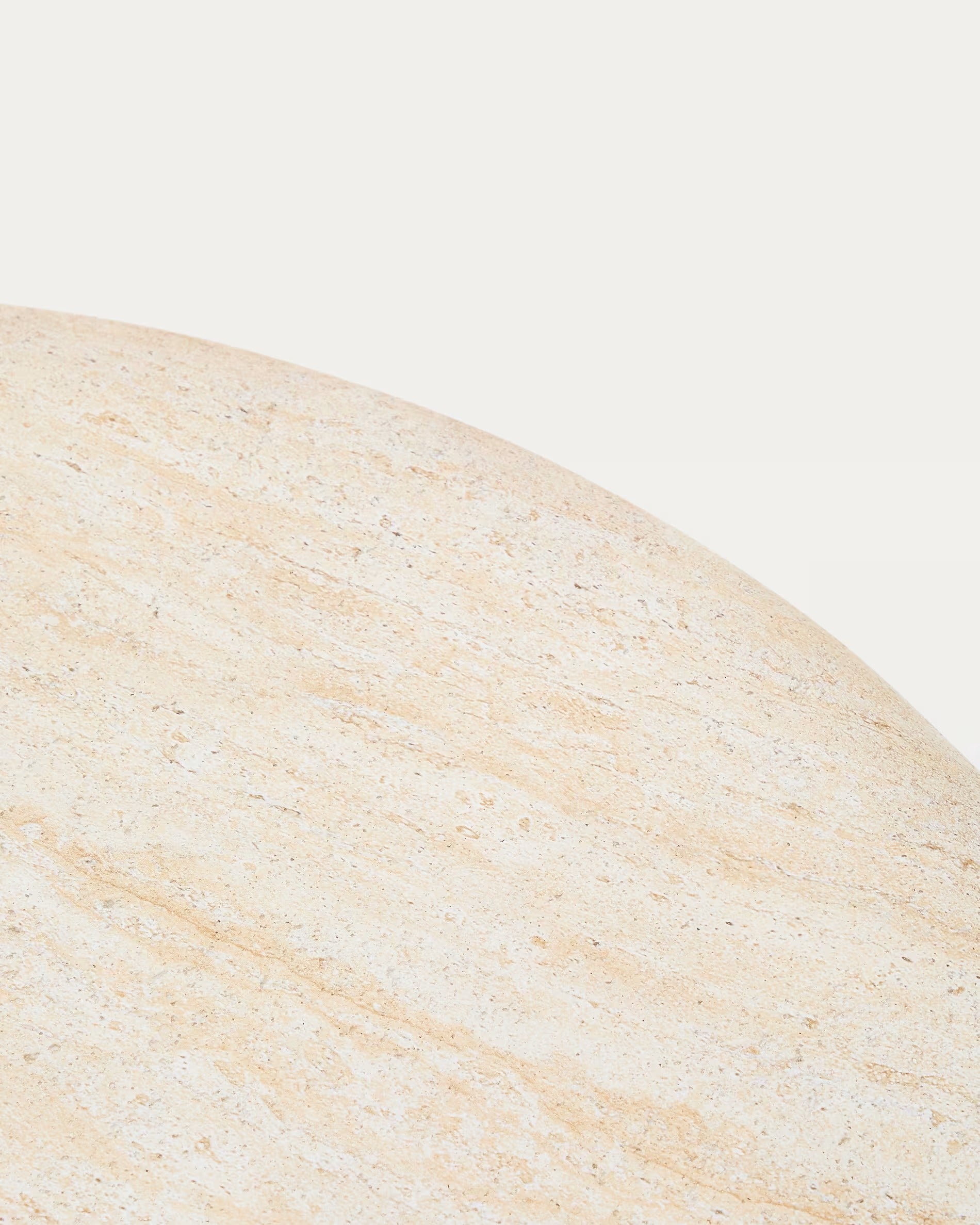 Garden table Drasi cement with imitation travertine