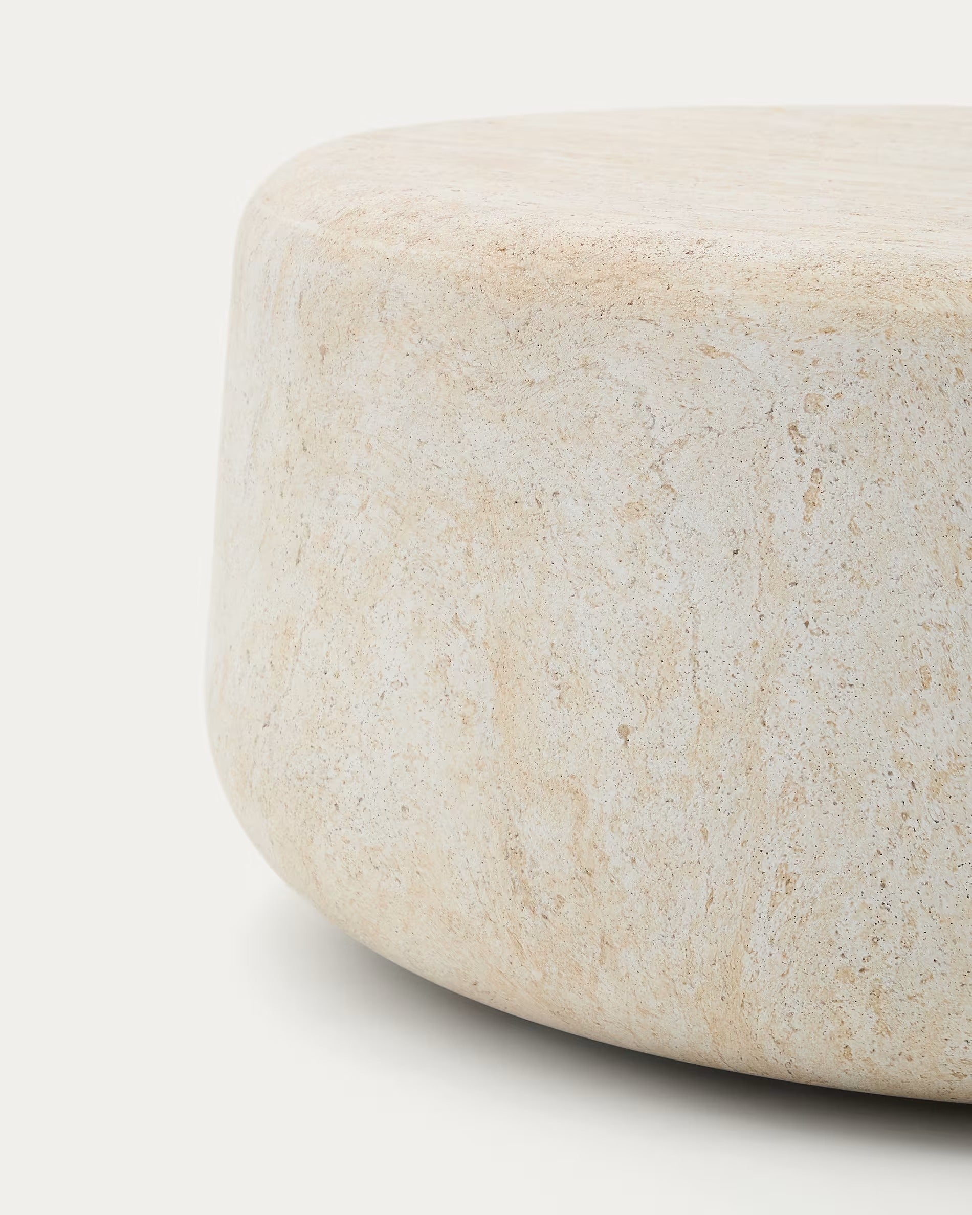 Garden table Drasi cement with imitation travertine