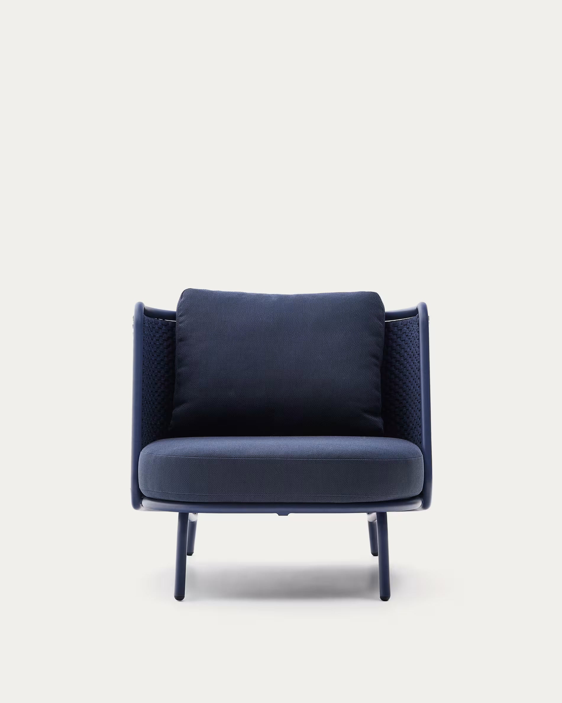 Sedalis blue garden armchair
